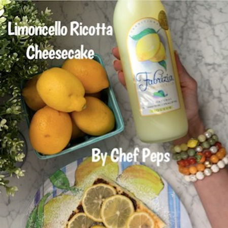 Fabrizia Limoncello Ricotta Cheesecake