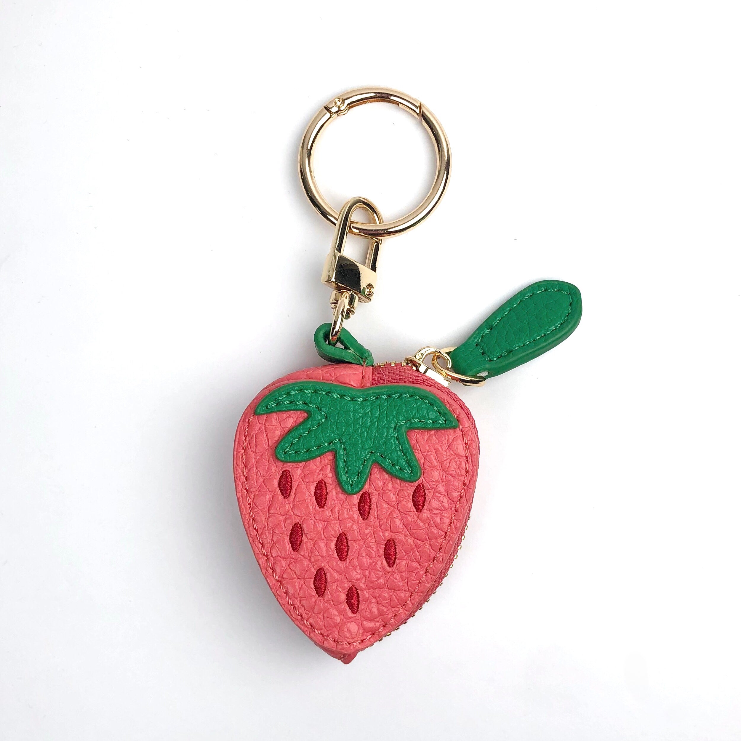 Strawberry Bag Charm Coin Purse