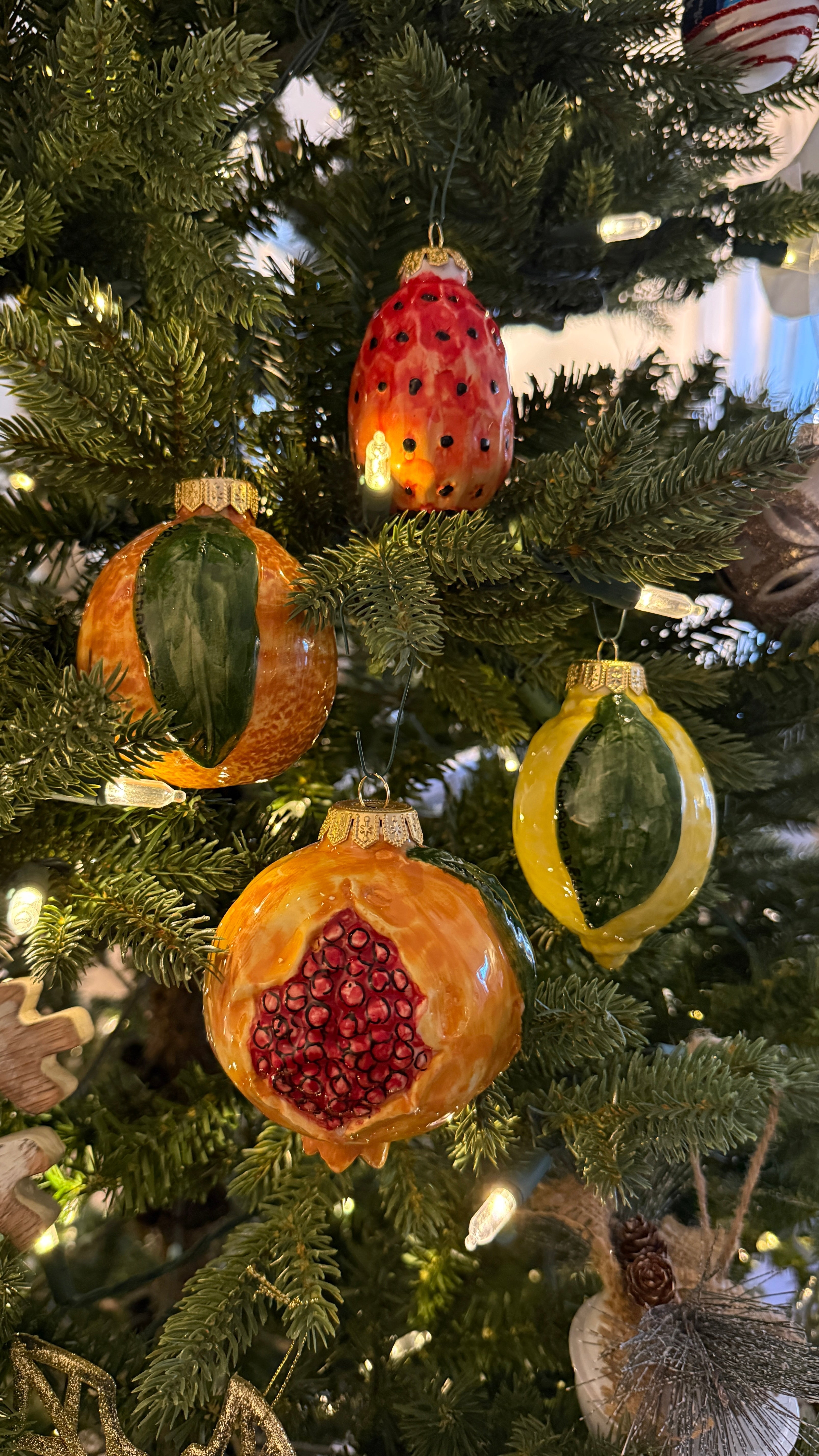 Arancia Sicilian Handpainted Ceramic Ornament