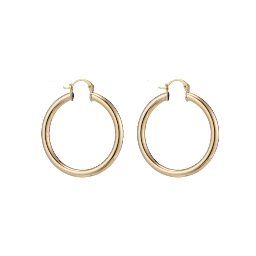 Small Chunky Gold Filled Hoops