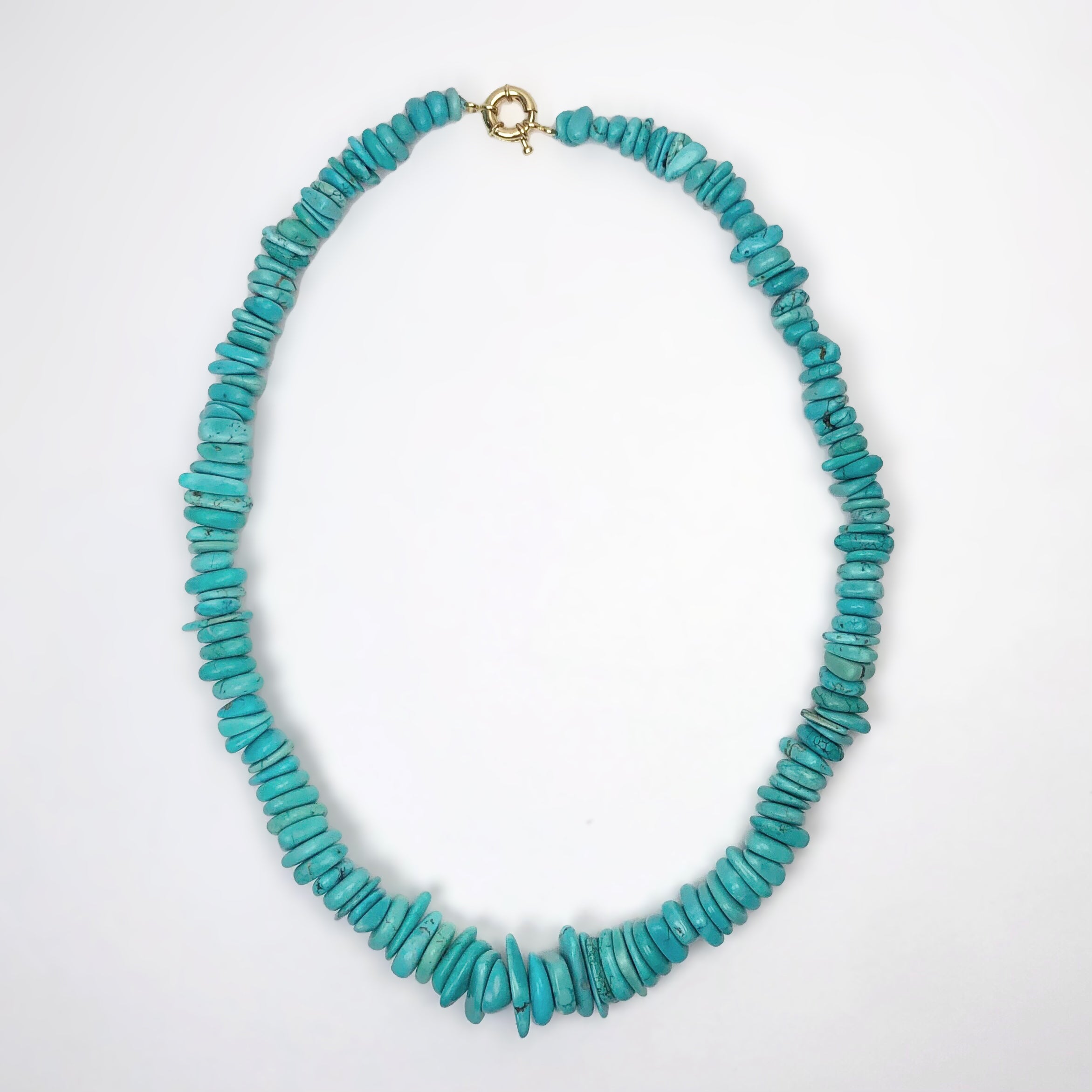Isola Blu Turquoise Slices Necklace