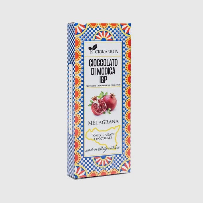 Cioccolato di Modica with Pomegranate - Oriana Lamarca LLC