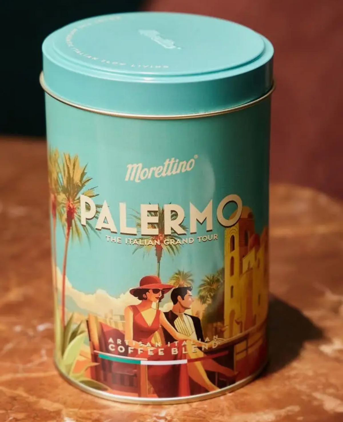 Morettino "Palermo" Ground Coffee in Tin - 250g - Oriana Lamarca LLC