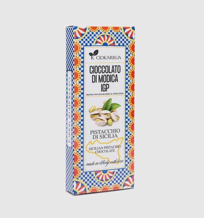 Cioccolato di Modica with Pistachio - Oriana Lamarca LLC