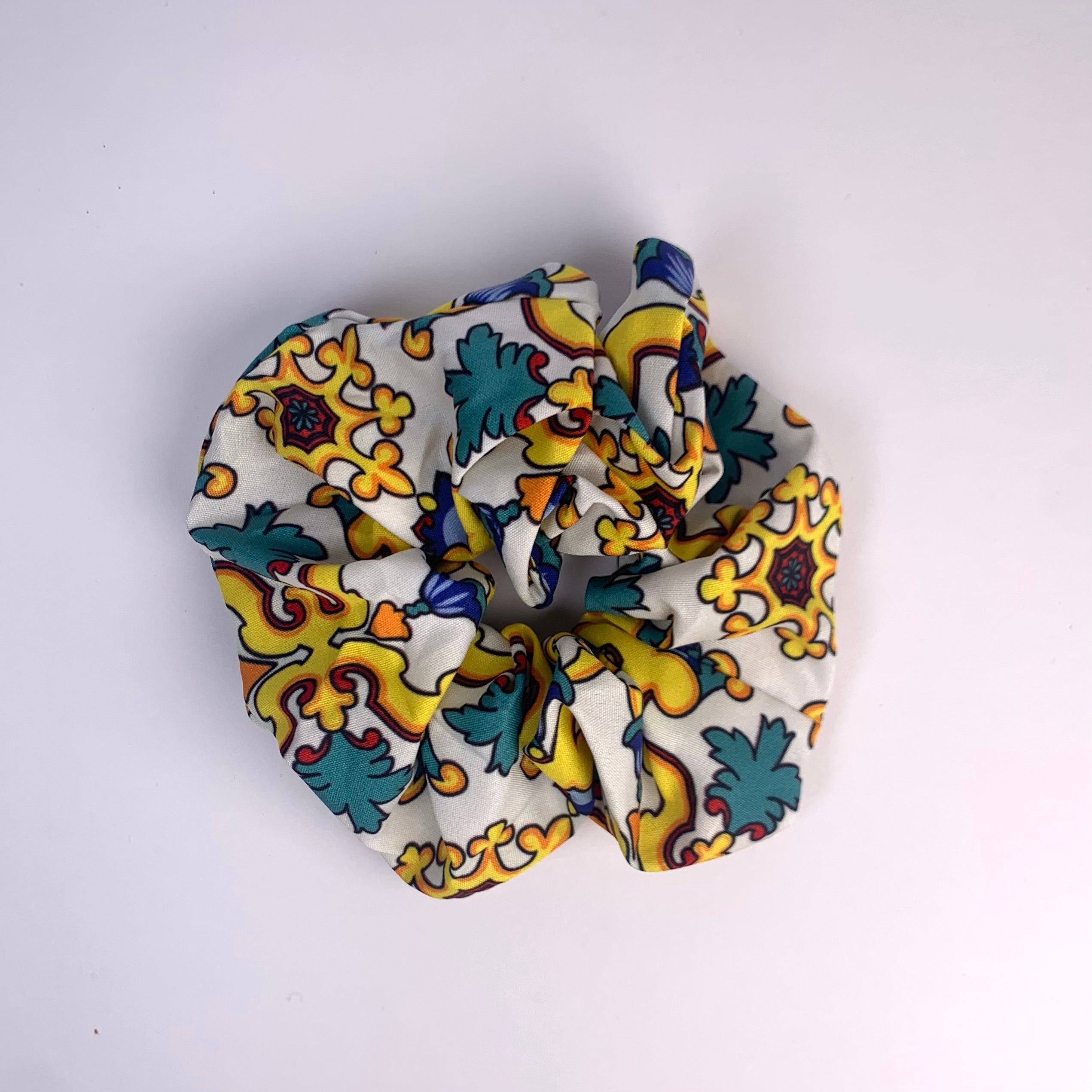 Sicilian Scroll Scrunchi