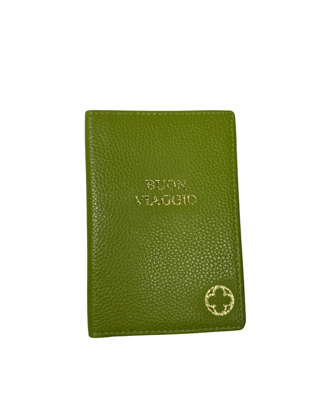 Green Leather Passport Cover