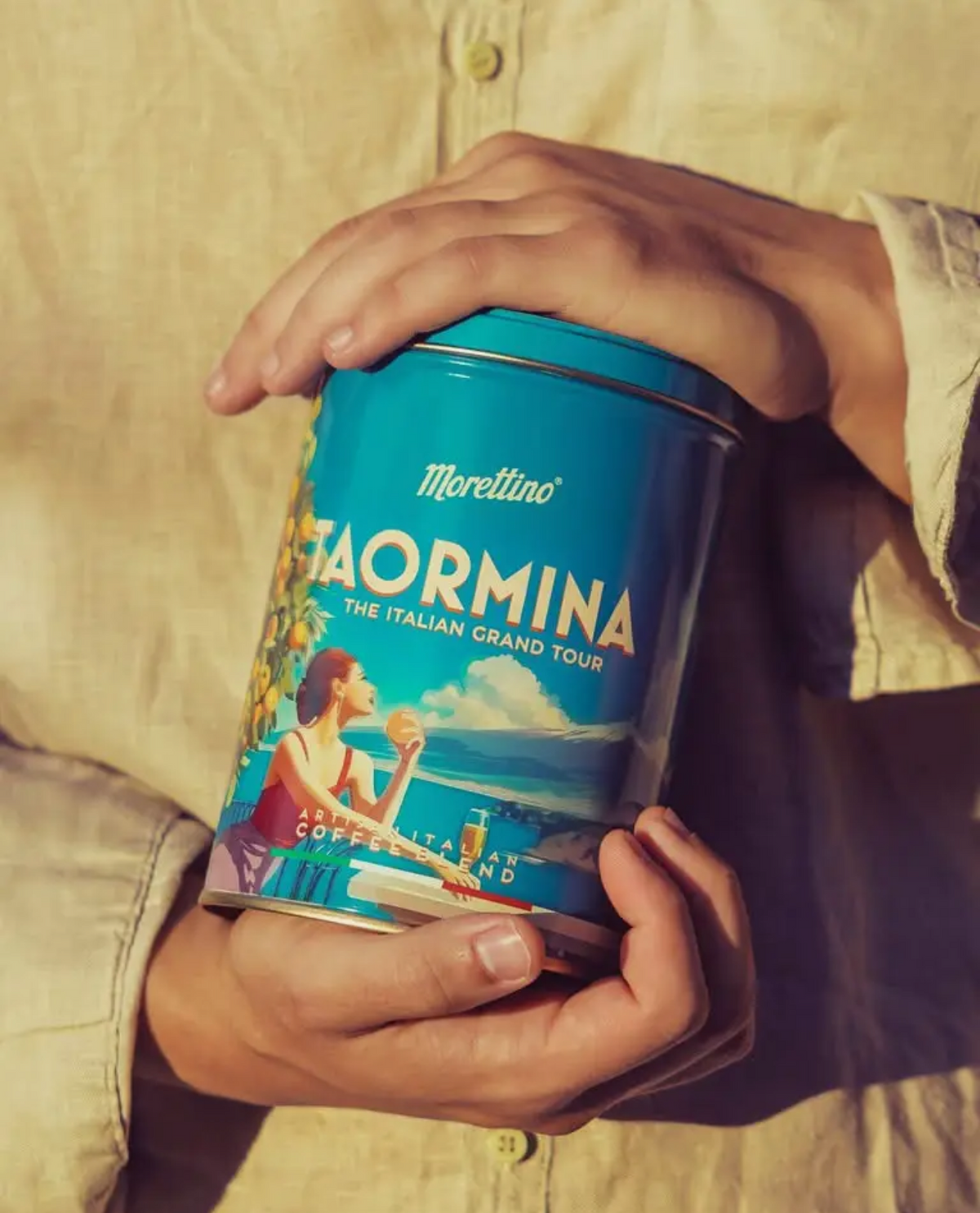 Morettino "Taormina" Ground Coffee in Tin - 250g - Oriana Lamarca LLC