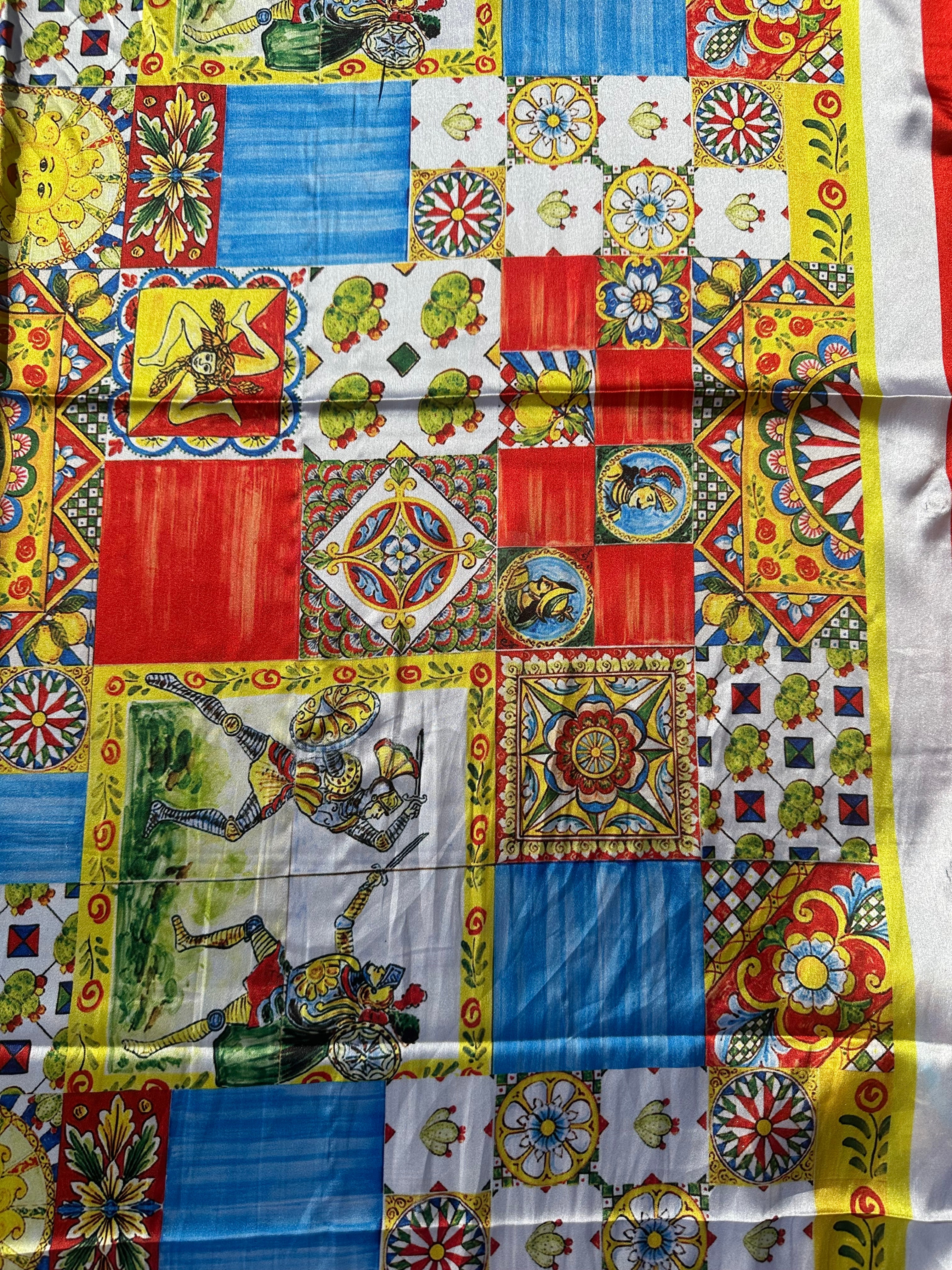 Trinacria Siciliana Foulard - Dolce Vita Chic