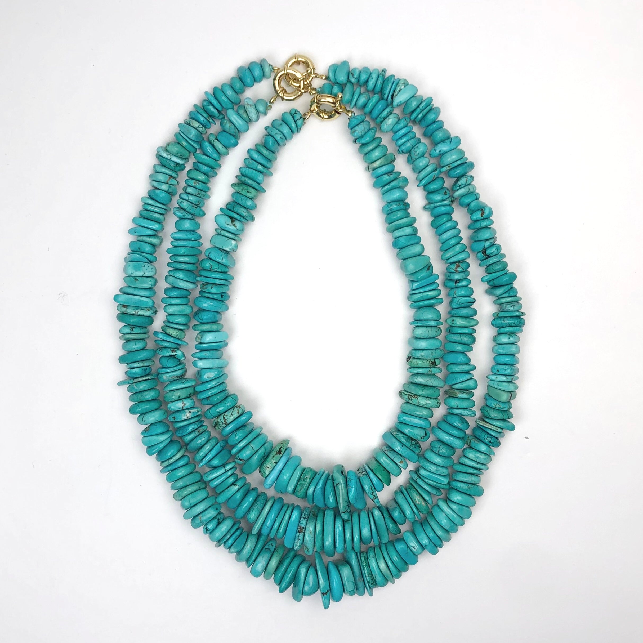 Isola Blu Turquoise Slices Necklace
