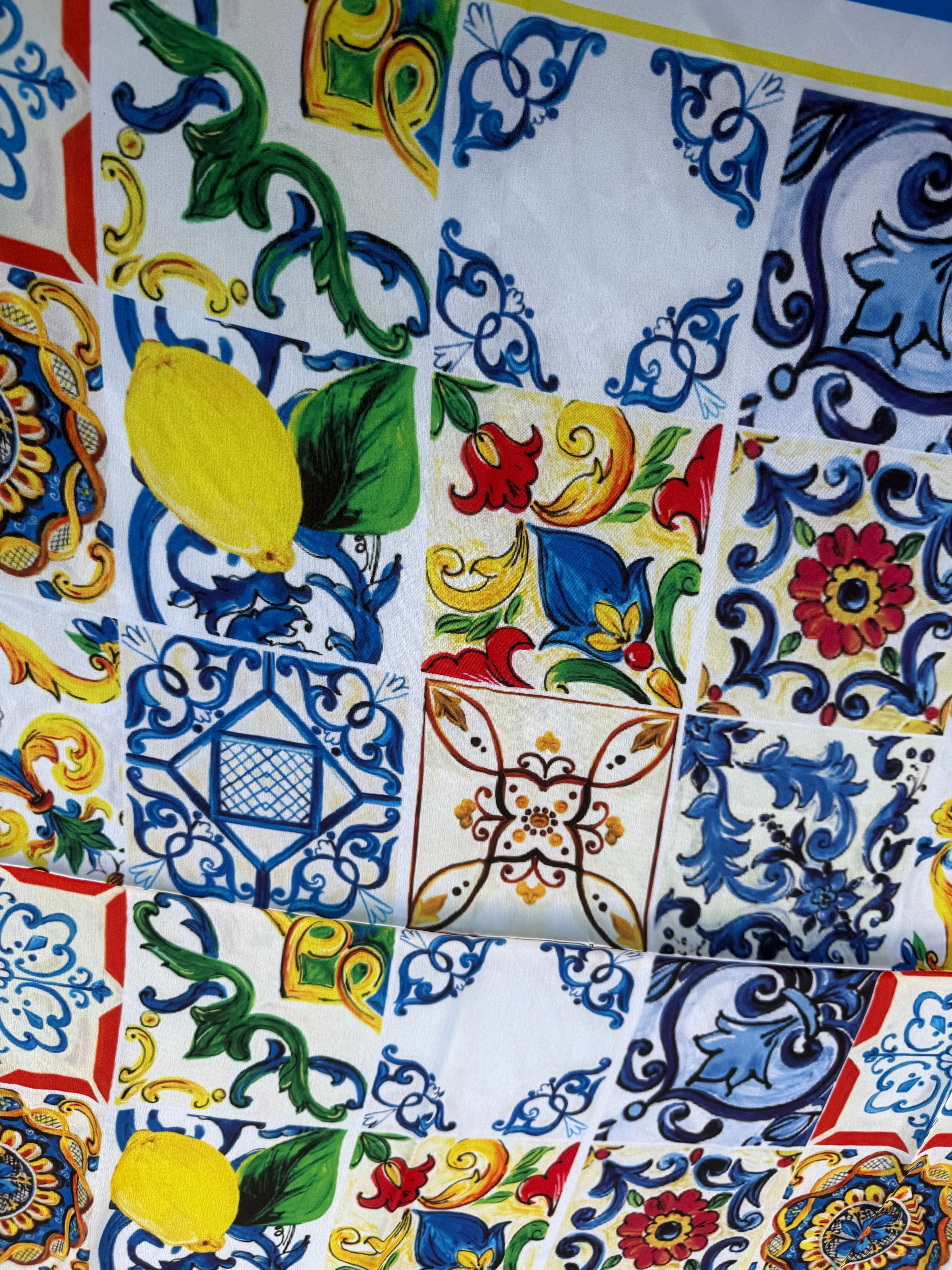 Maiolica Foulard Dress - Dolce Vita Chic - Oriana Lamarca LLC