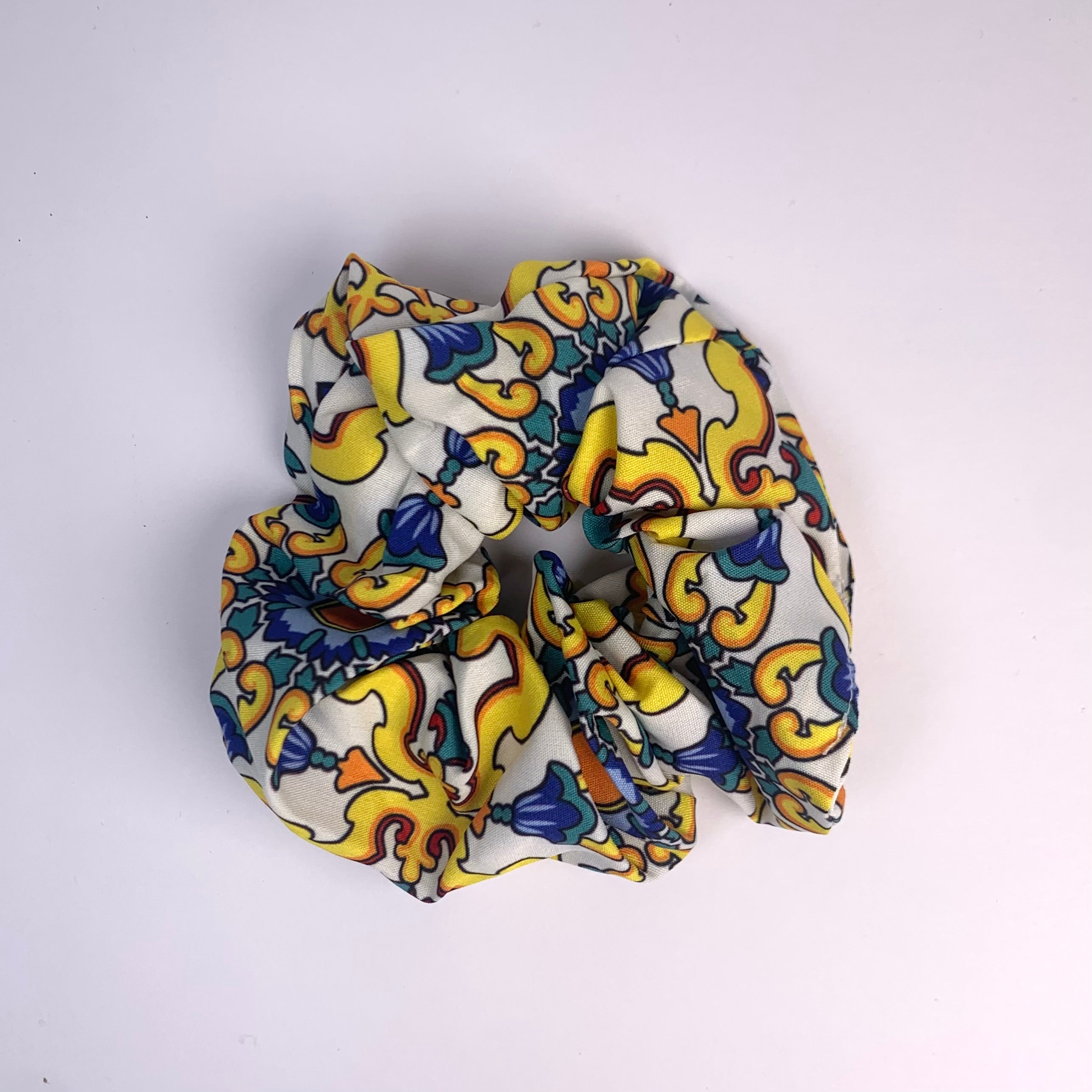 Sicilian Scroll Scrunchi