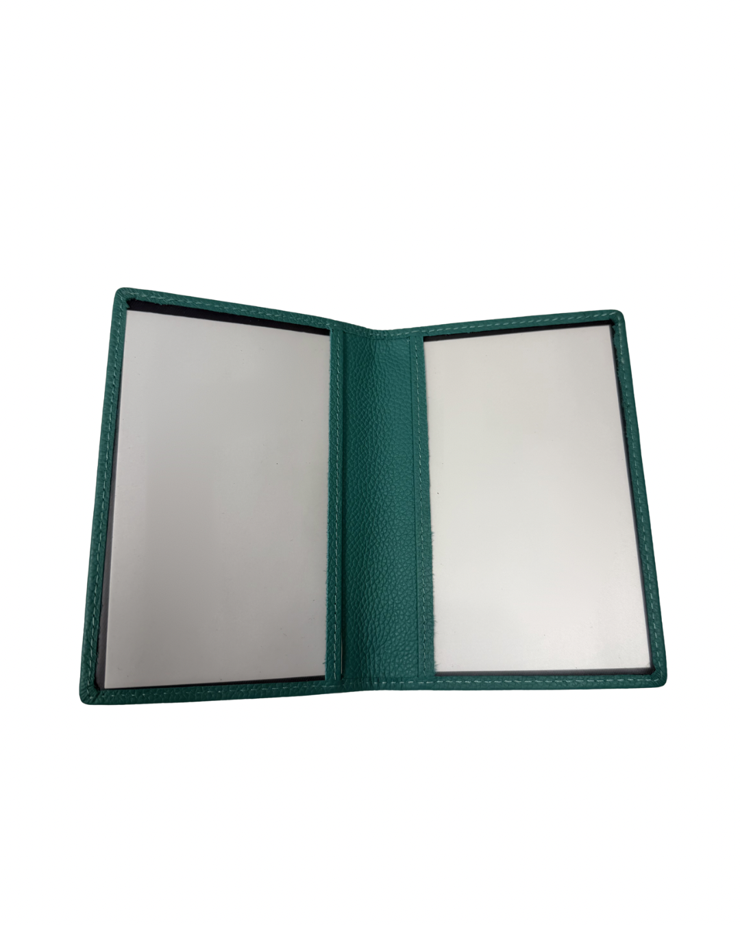 Turquoise Leather Passport Cover
