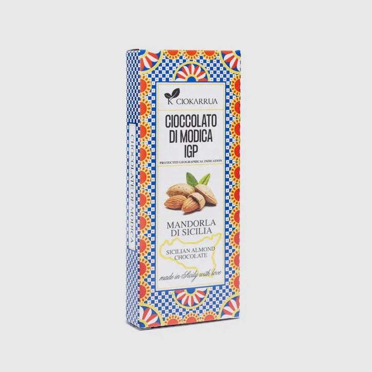 Cioccolato di Modica with Sicilian Almond - Oriana Lamarca LLC