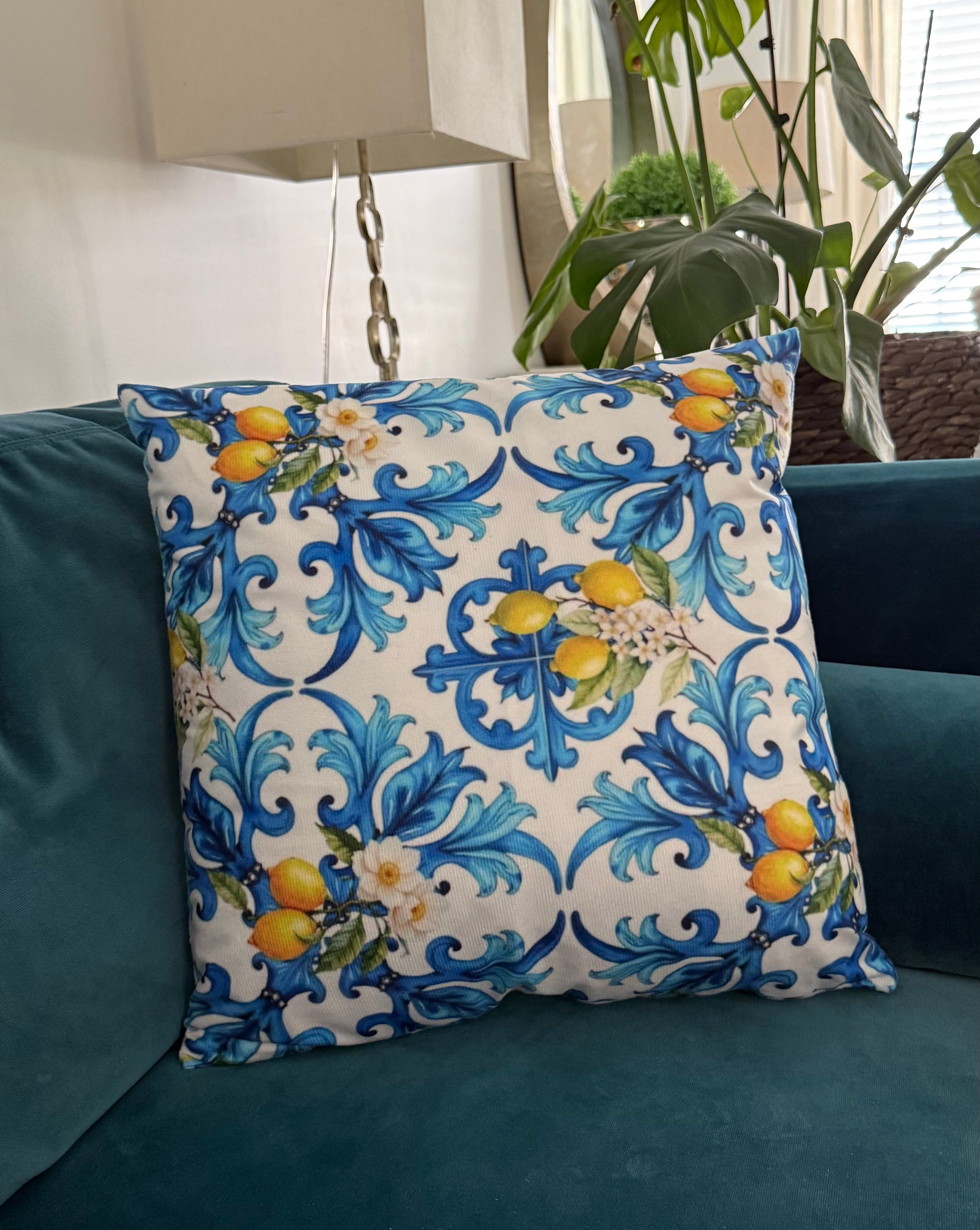 Sicilian Lemon Pillow Cover