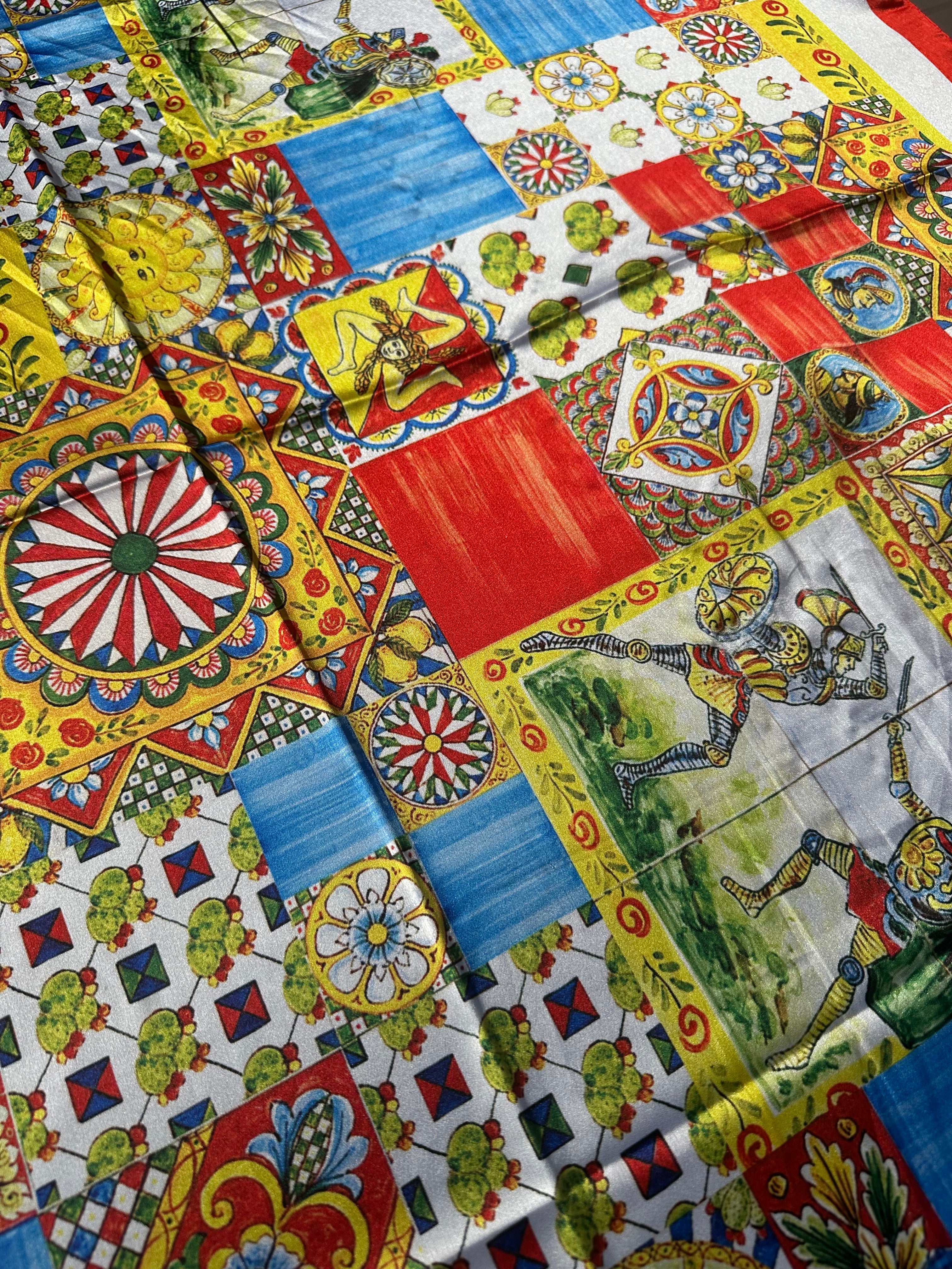 Trinacria Siciliana Foulard - Dolce Vita Chic