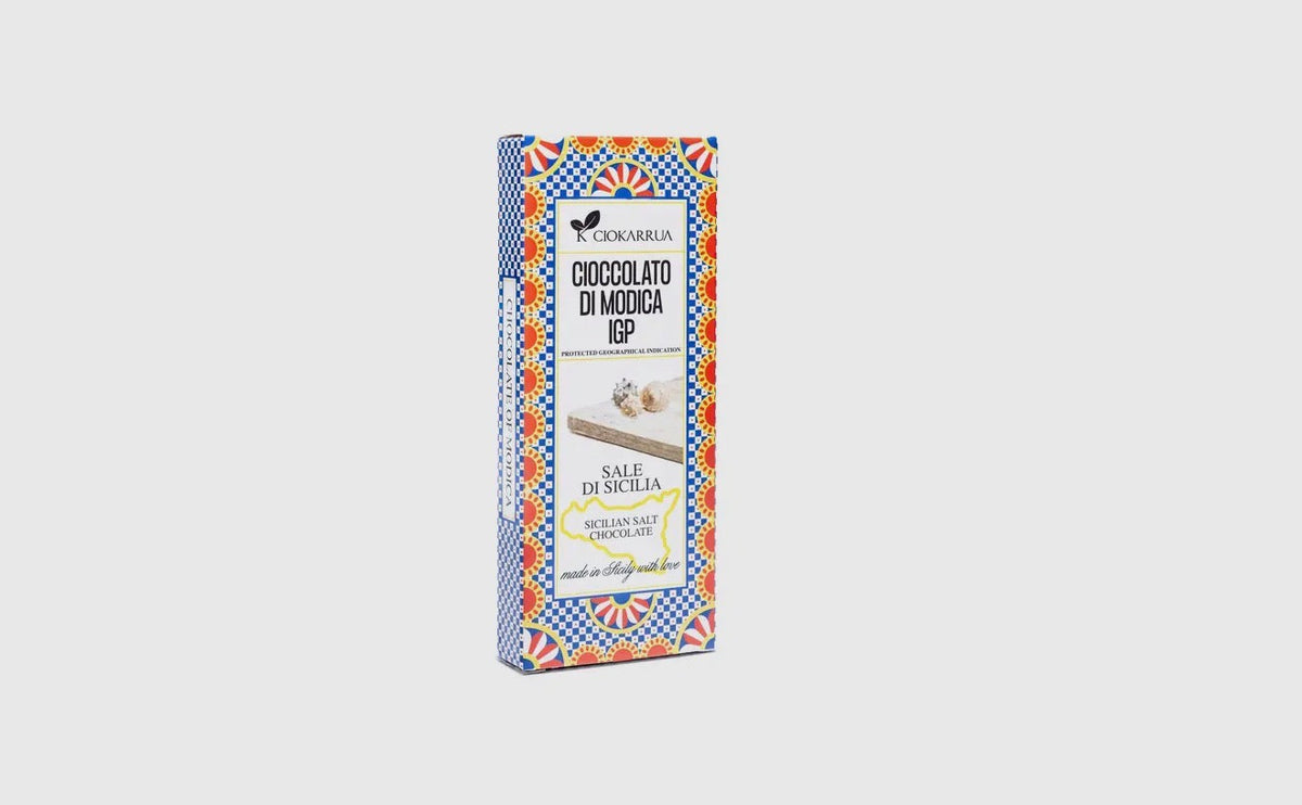Cioccolato di Modica with Sicilian Sea Salt - Oriana Lamarca LLC