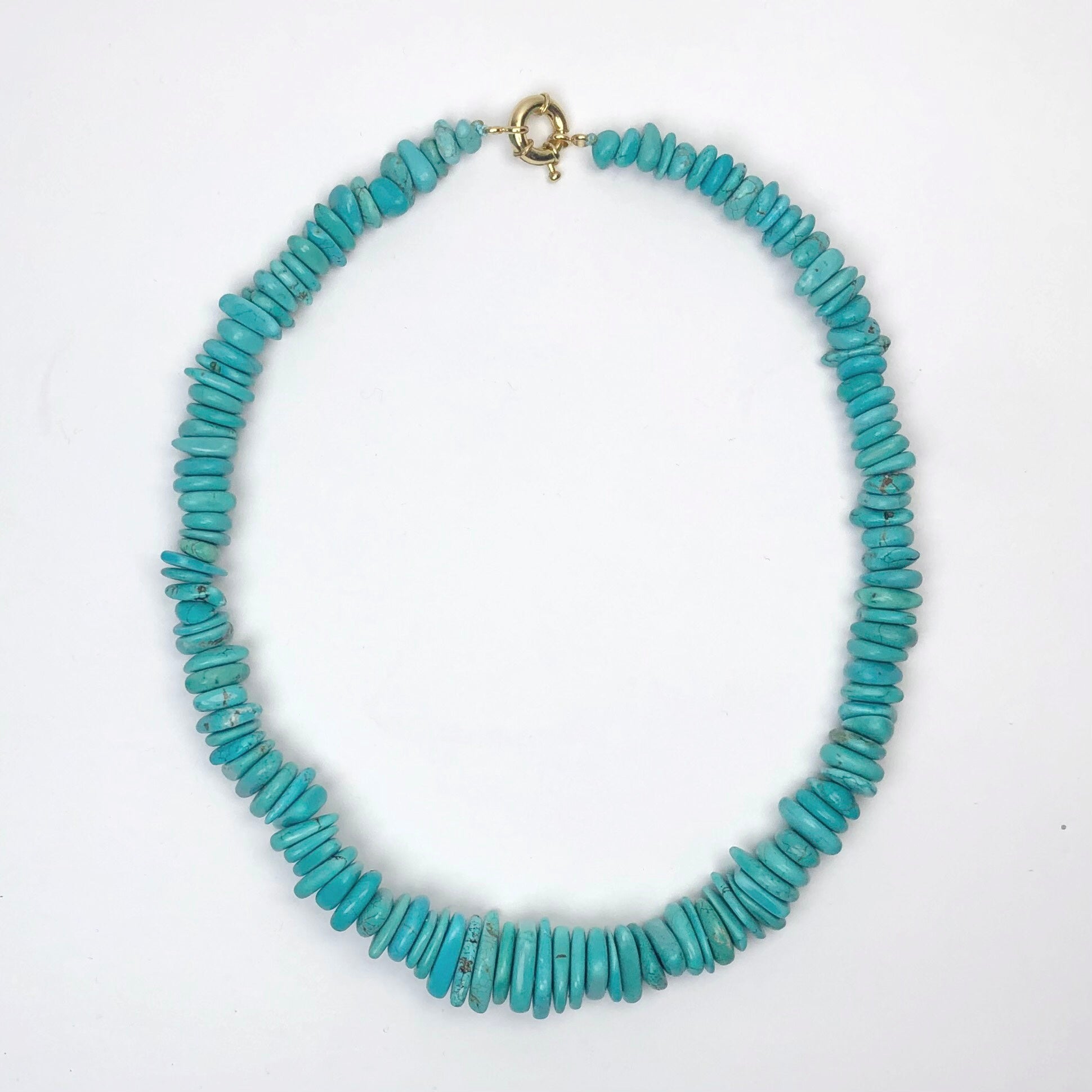 Isola Blu Turquoise Slices Necklace