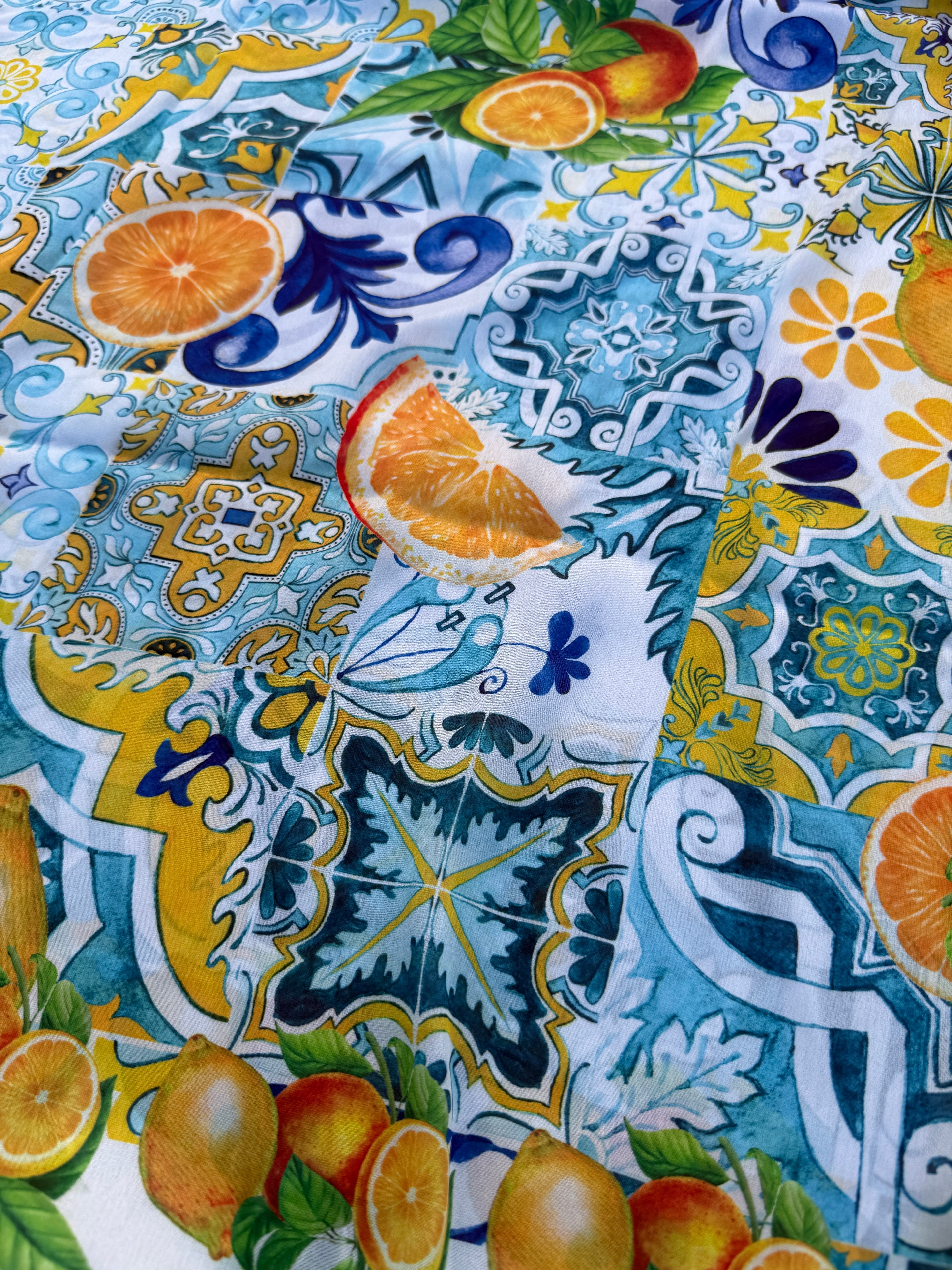 Arancia Siciliana Foulard Dress - Dolce Vita Chic