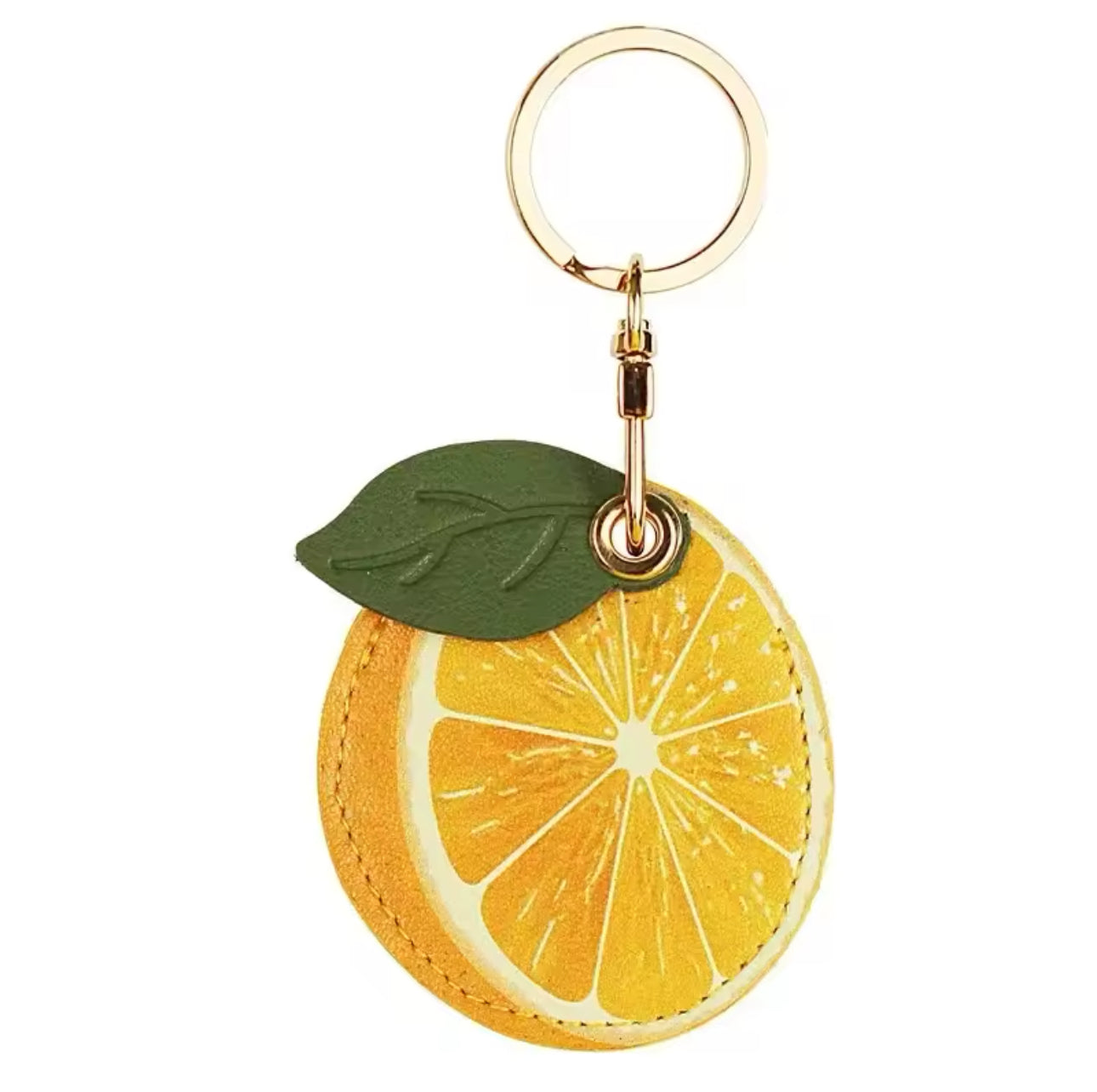 Sicilian Leather Keychain and Air Tag Cover