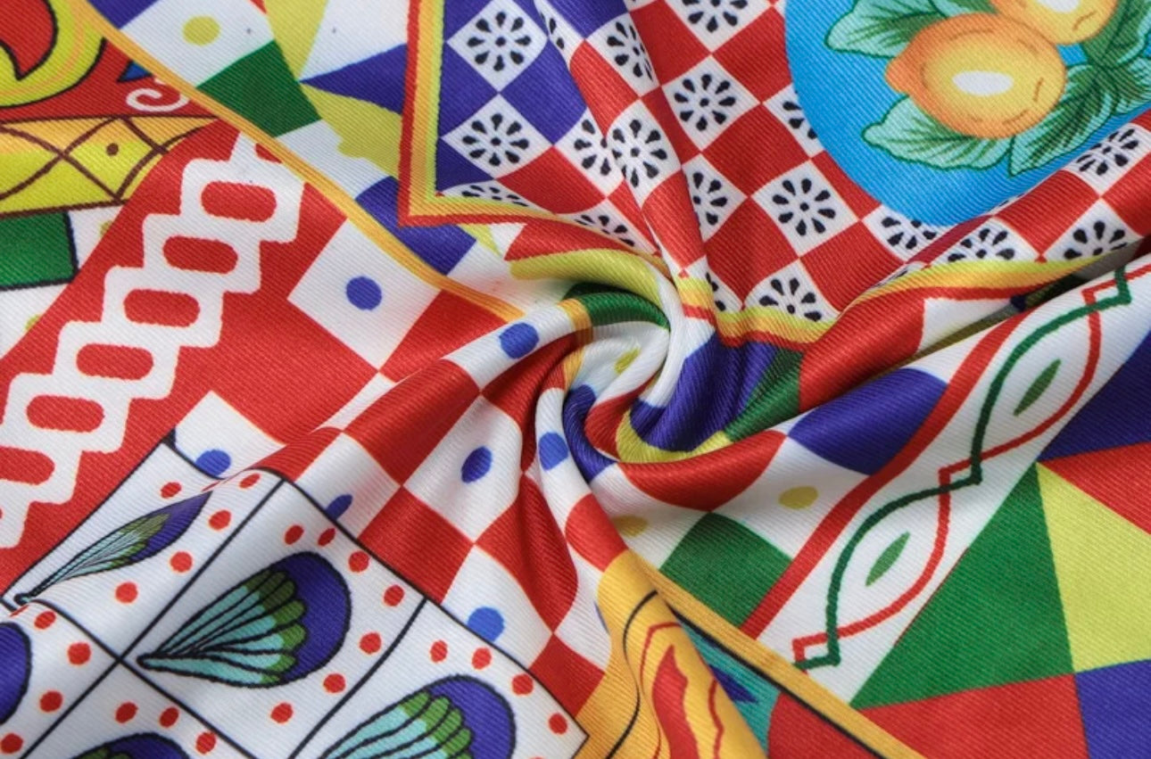 La Siciliana Halter Cover Up Dress by Dolce Vita Chic