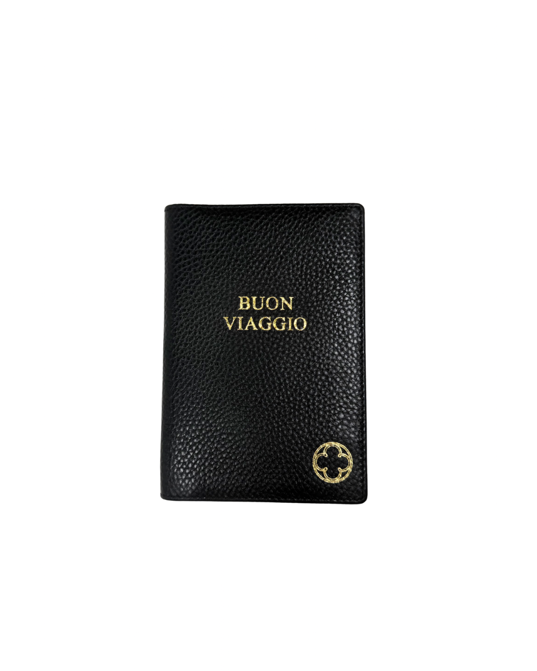 Black Leather Passport Cover