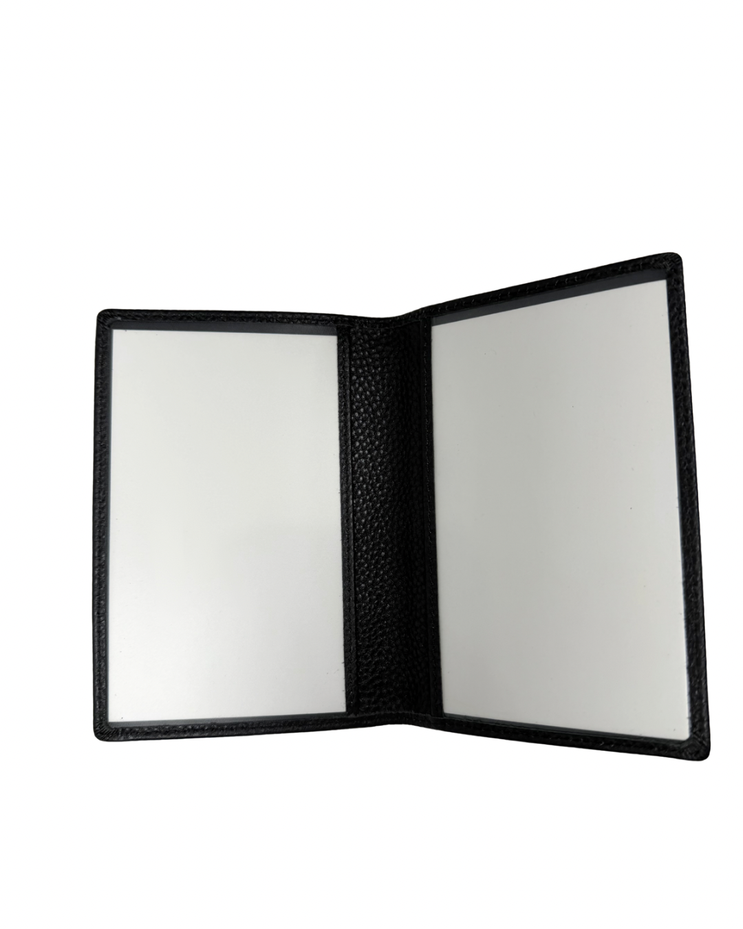 Black Leather Passport Cover