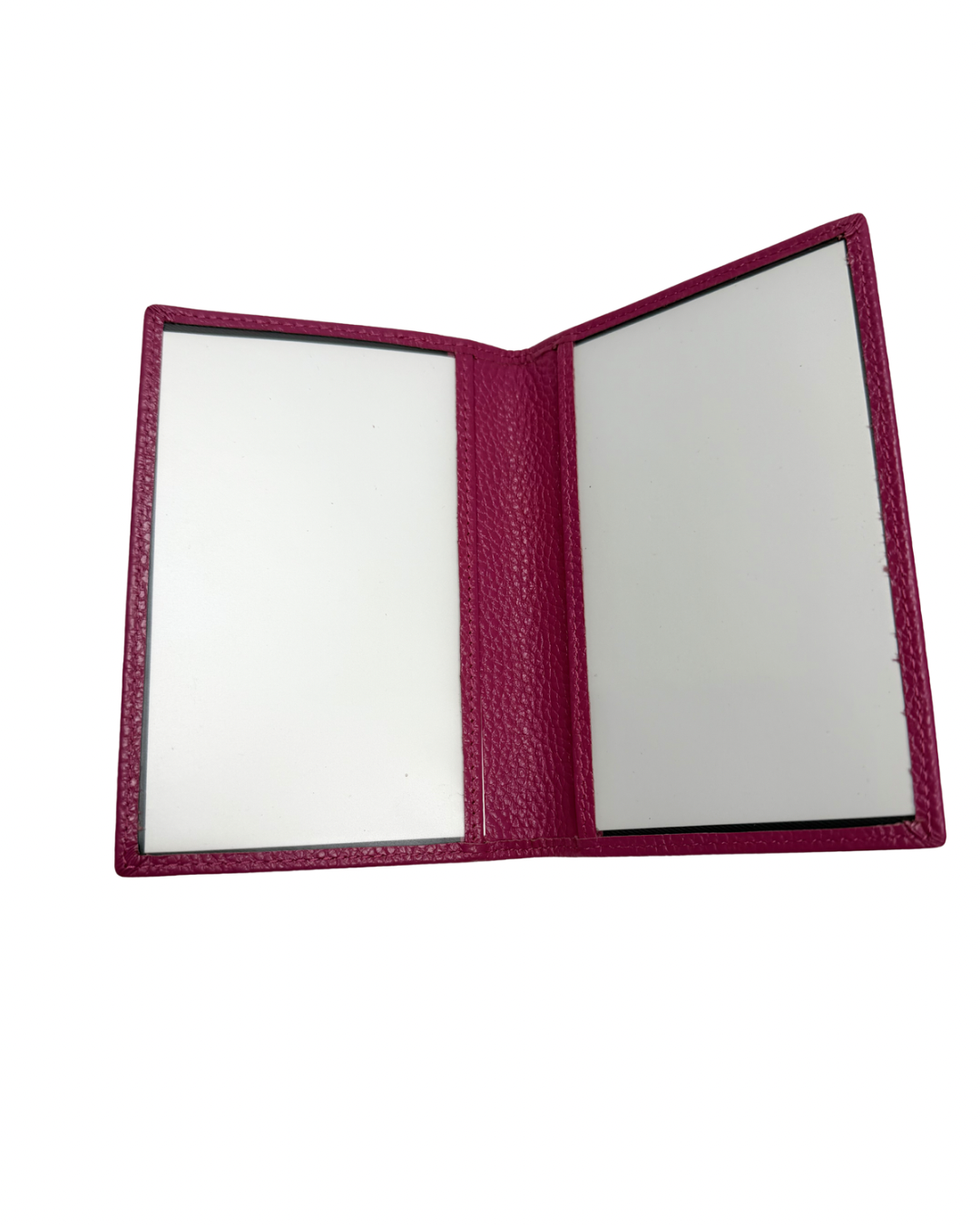 Pink Leather Passport Cover