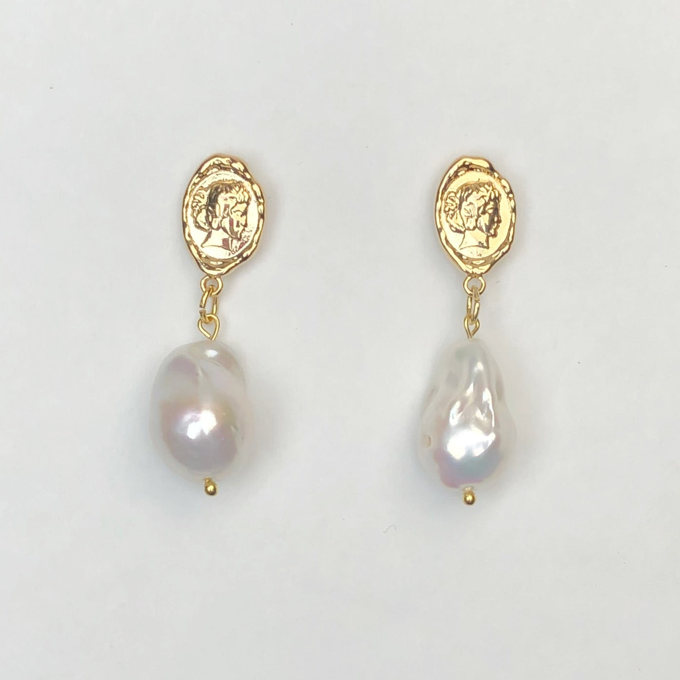 Queen Constance Pearl Drop Earrings - Oriana Lamarca LLC