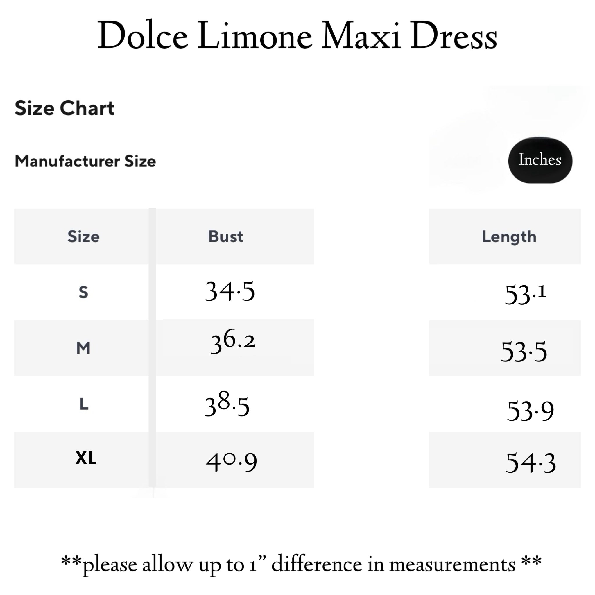 Dolce Limone Maxi Dress by Dolce Vita Chic