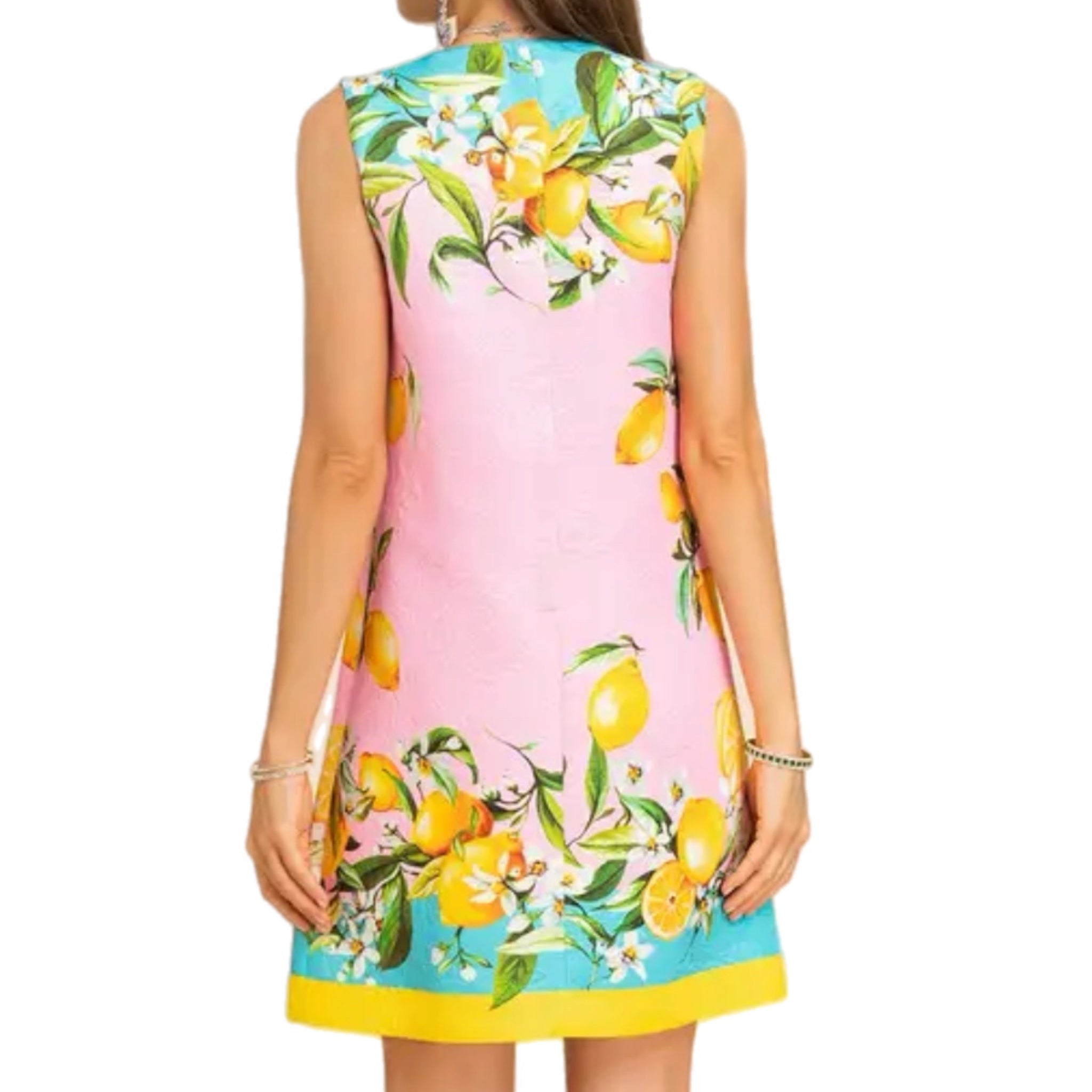 Pink Lemon Shift Dress by Dolce Vita Chic - Oriana Lamarca LLC