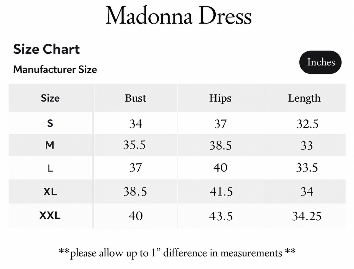 Madonna Dress by Dolce Vita Chic