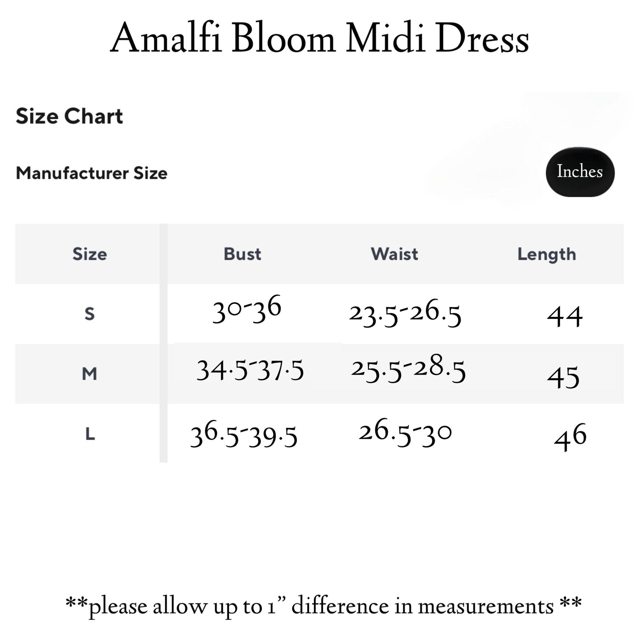 Amalfi Bloom Midi Dress by Dolce Vita Chic