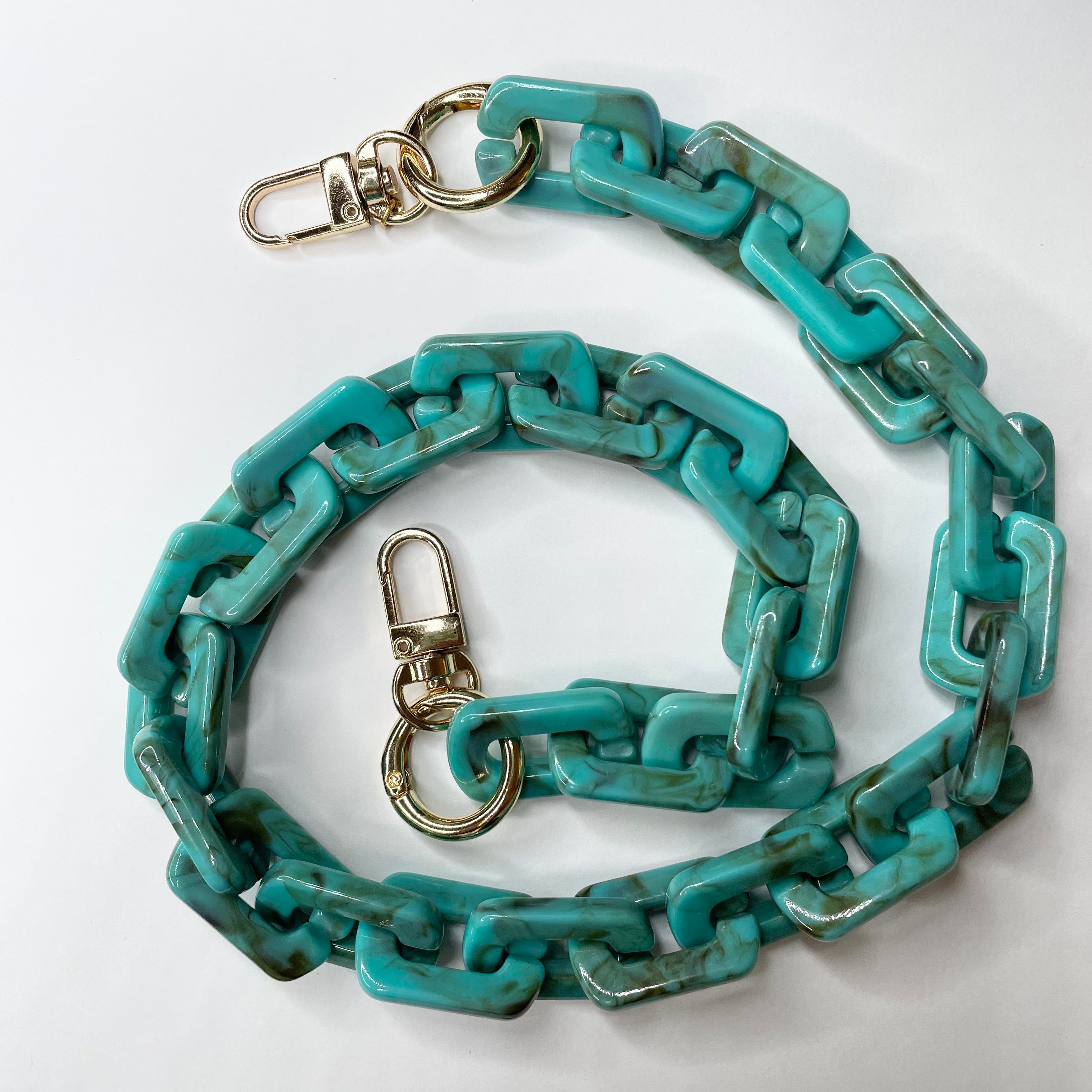 Convertible Ashley Acrylic Turquoise Strap