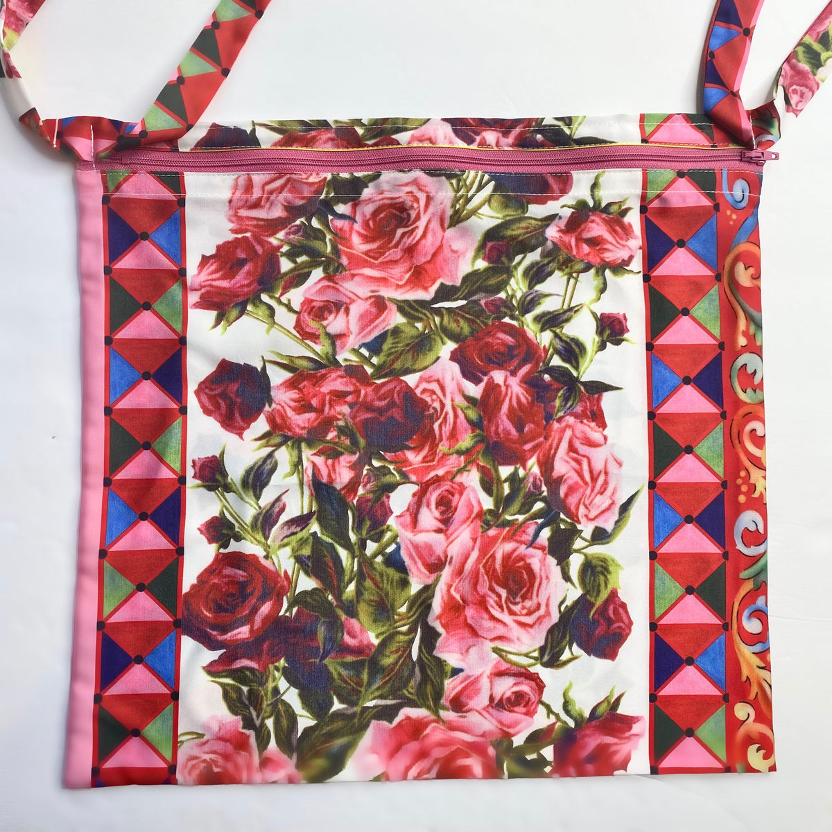 Lilliana Pink Floral Print Pochette - Oriana Lamarca LLC