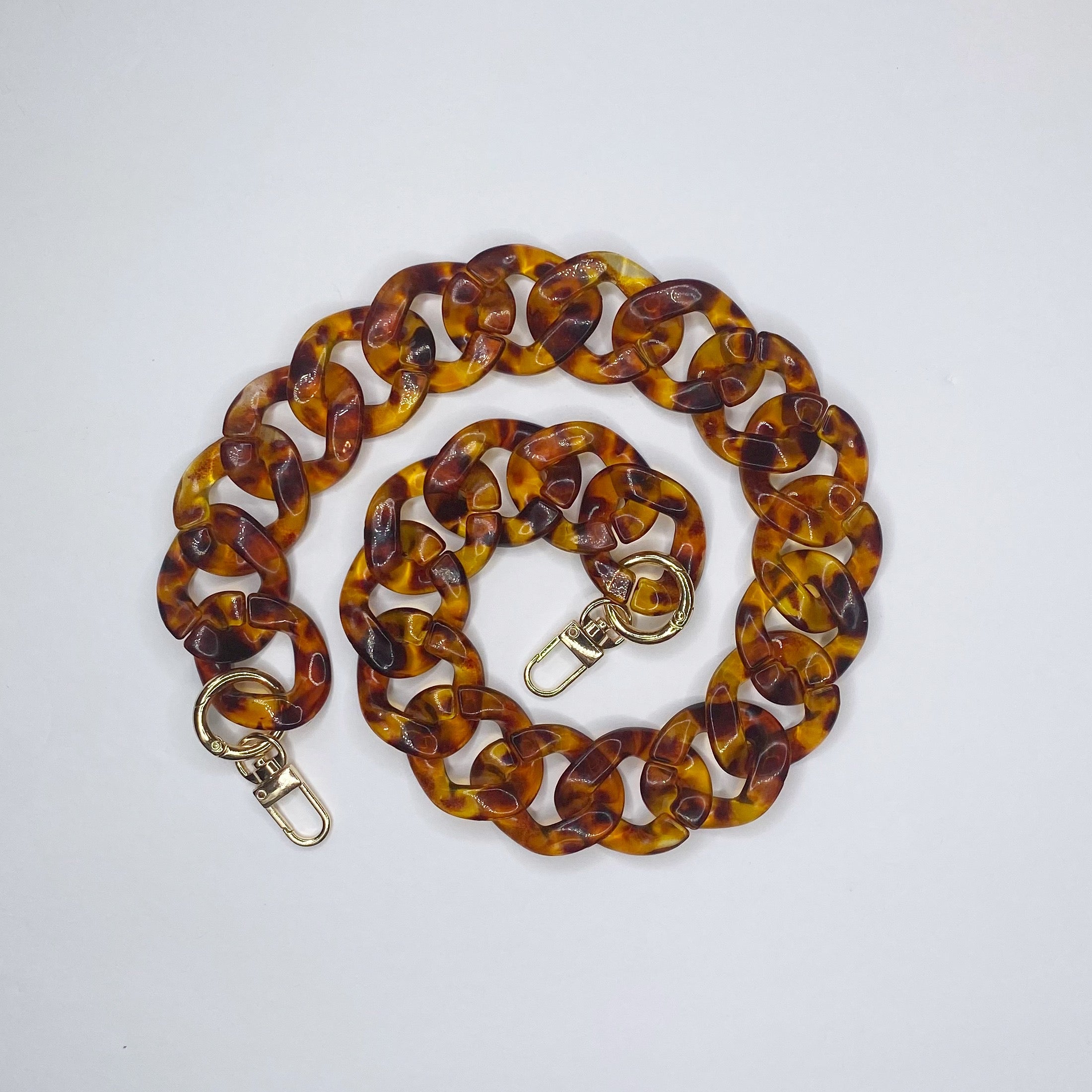 Convertible Ashley Acrylic Tortoise Strap - Oriana Lamarca LLC