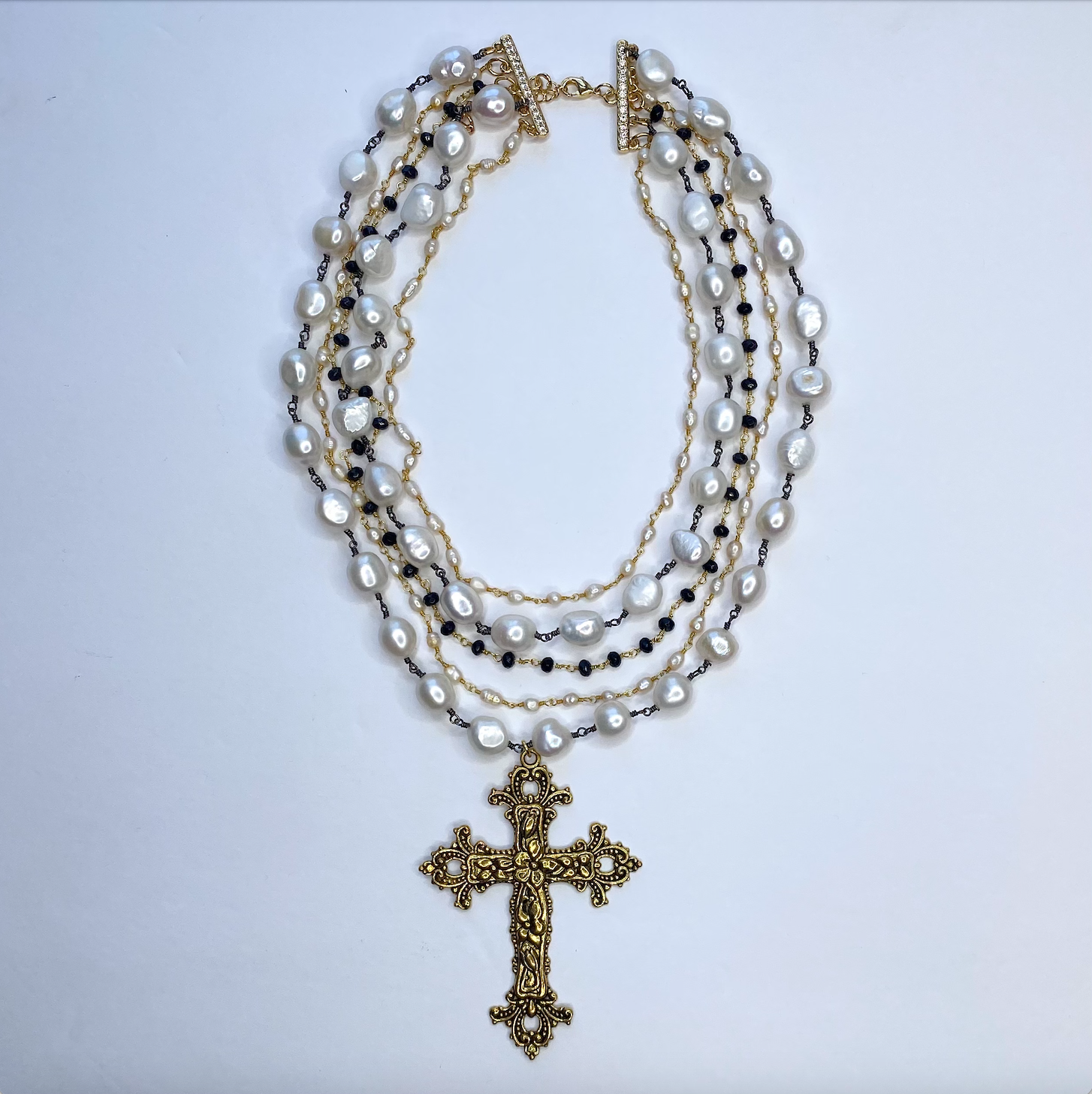 Palazzolo Baroque Pearl Necklace