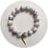 White Howlite with Gold Horn Cornicello Pendant - Oriana Lamarca LLC