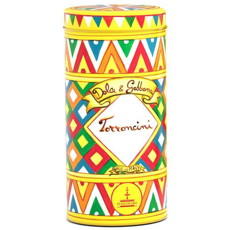 Dolce & Gabbana Fiasconaro Torrone Siciliano Soft Bite Size Torrone Tin, 150g