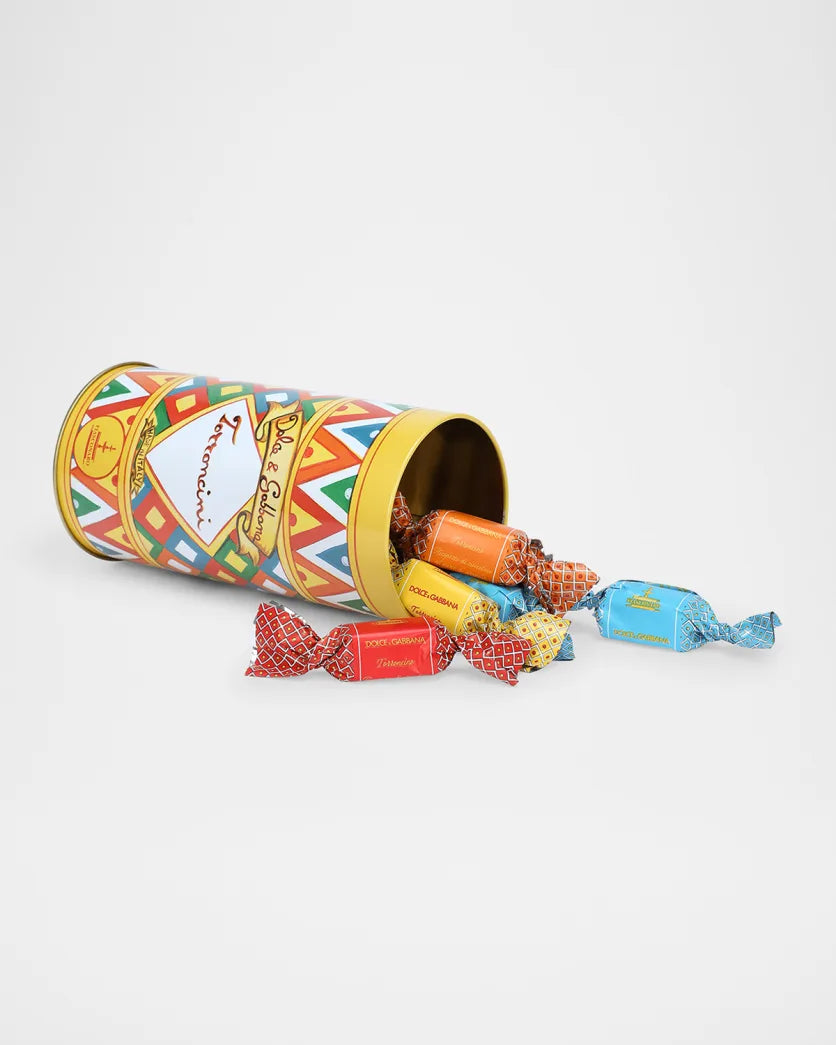 Dolce & Gabbana Fiasconaro Torrone Siciliano Soft Bite Size Torrone Tin, 150g