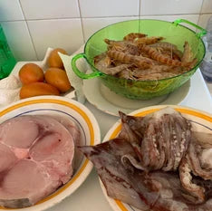 Fish lunch/cooking with nonna