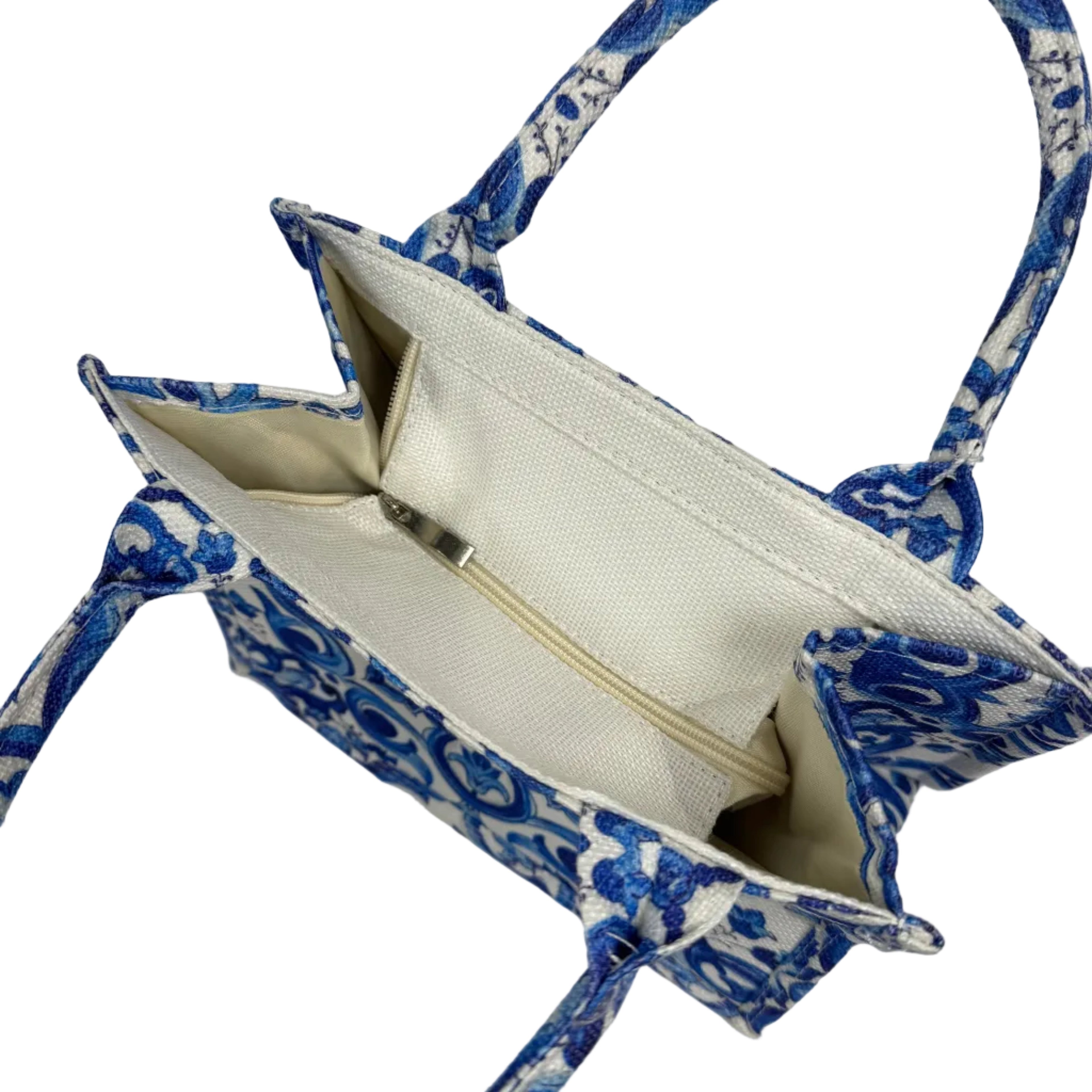 Borsetta Shopper Blue Maiolica