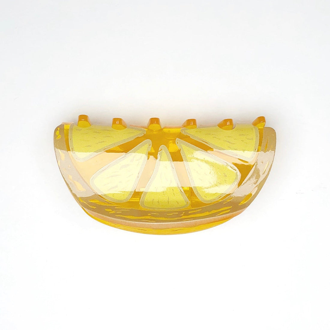 Orange Acrylic Hair Clip