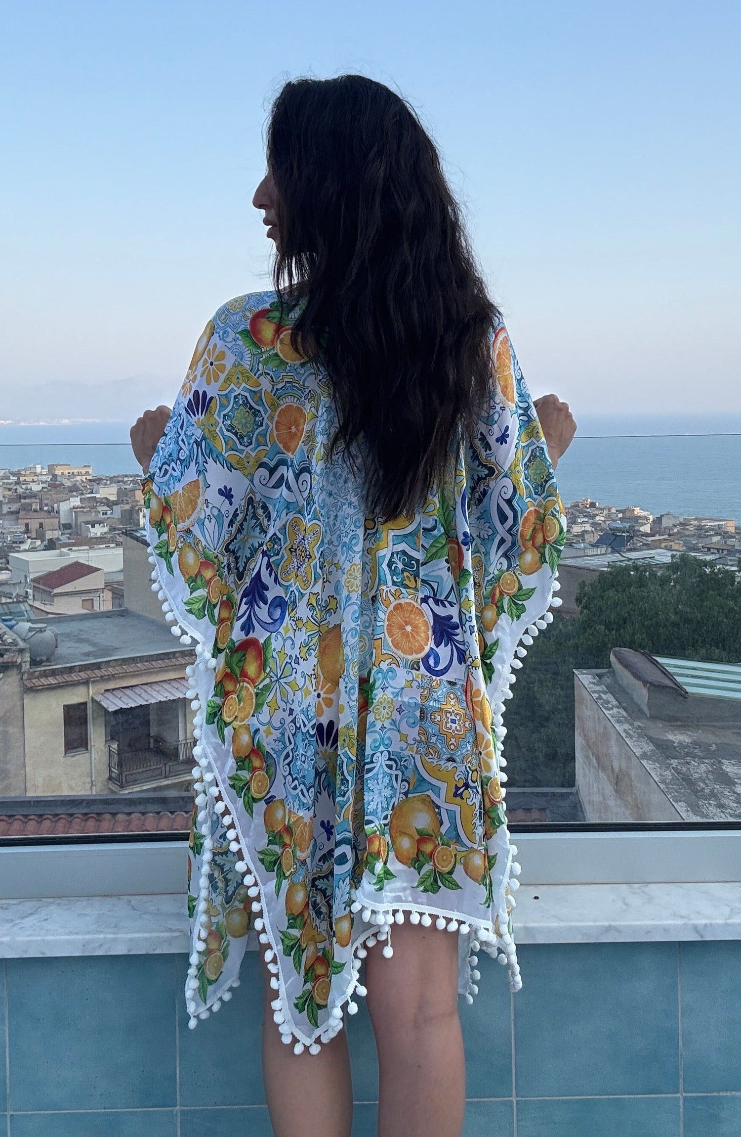 Arancia Siciliana Foulard Dress - Dolce Vita Chic