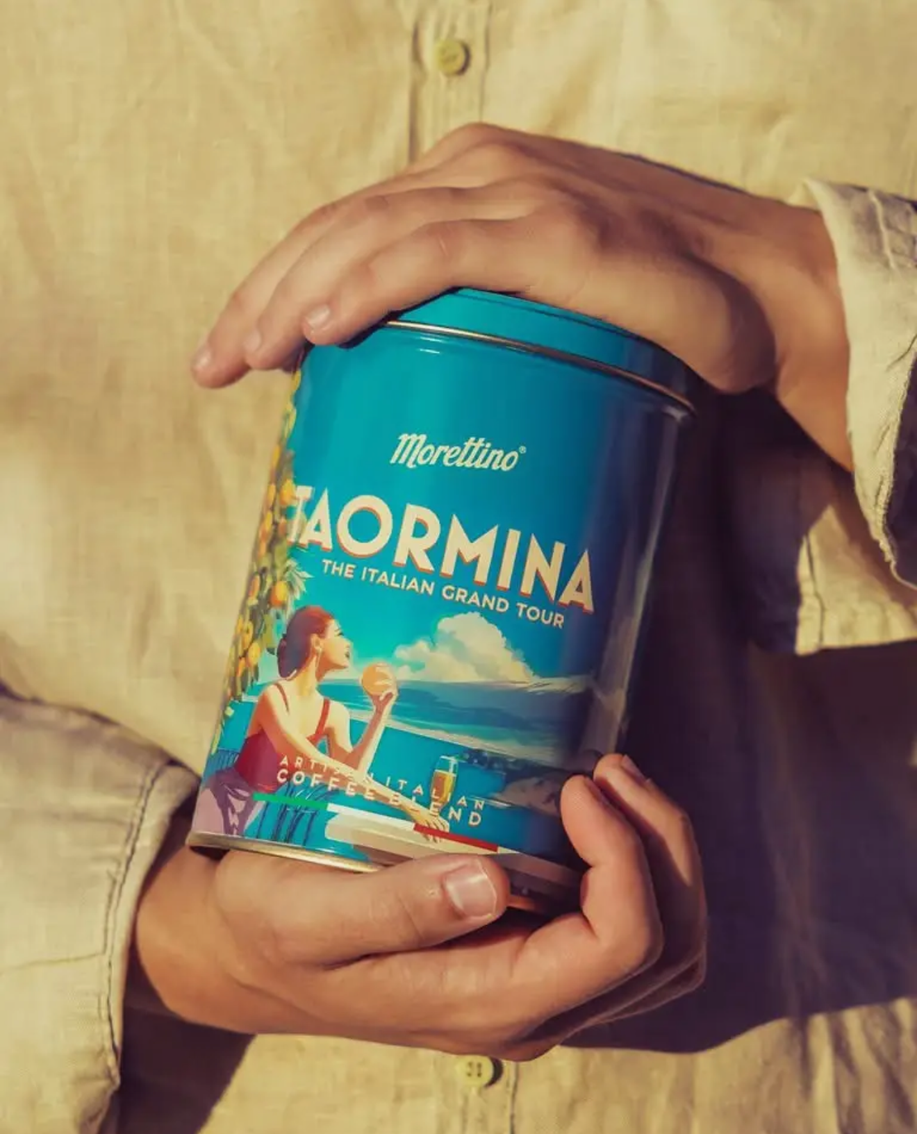 Morettino "Taormina" Ground Coffee in Tin - 250g - Oriana Lamarca LLC