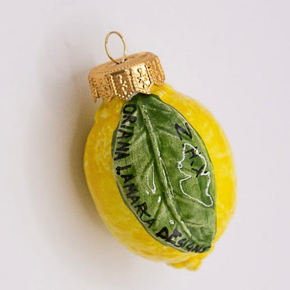 Limone Sicilian Handpainted Ceramic Ornament