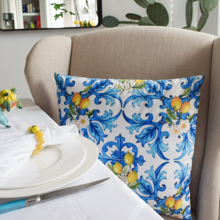 Sicilian Lemon Pillow Cover