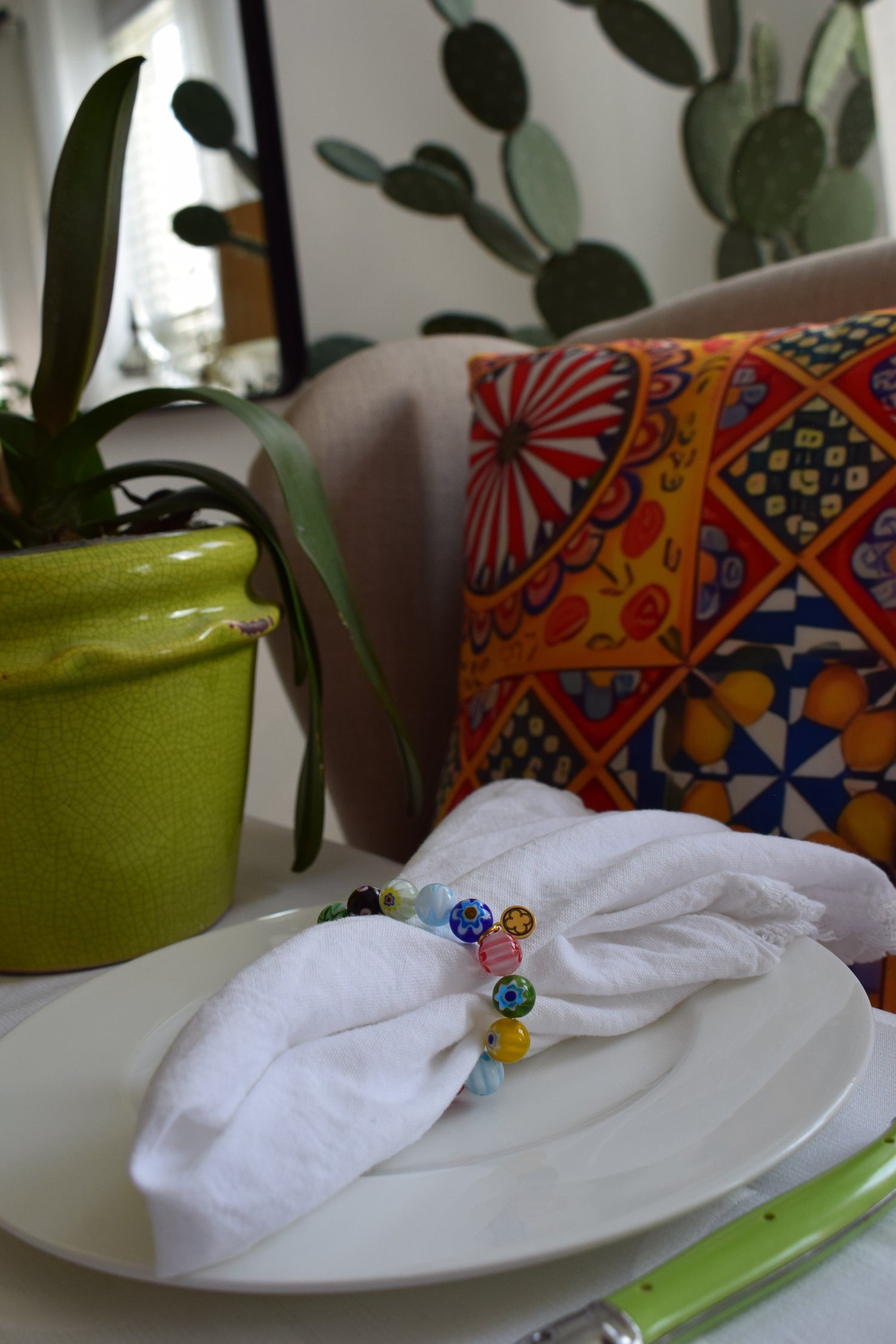 Sole Siciliano Pillow Cover