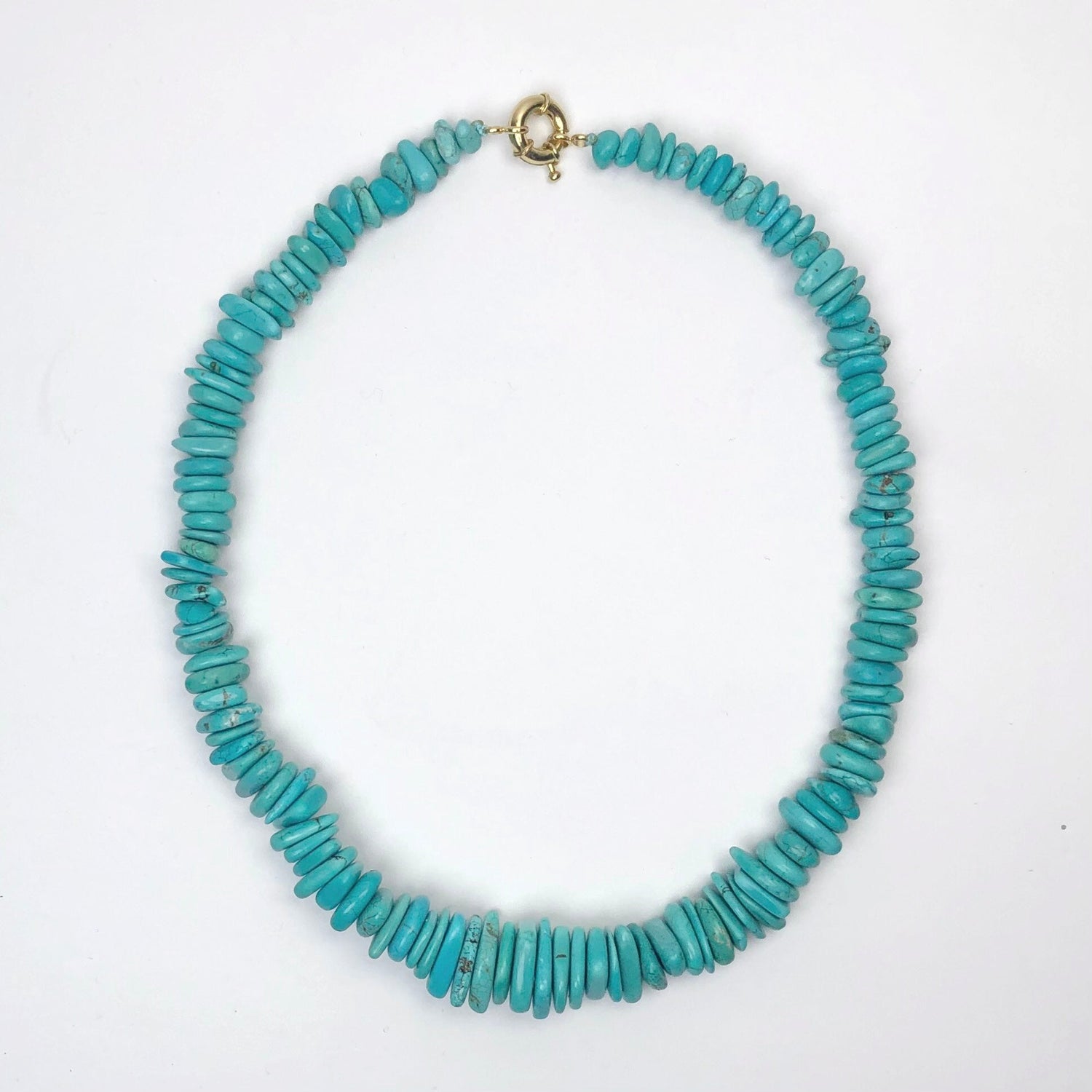 Isola Blu Turquoise Slices Necklace