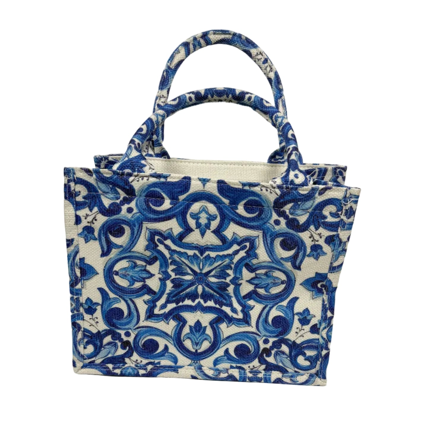 Borsetta Shopper Blue Maiolica