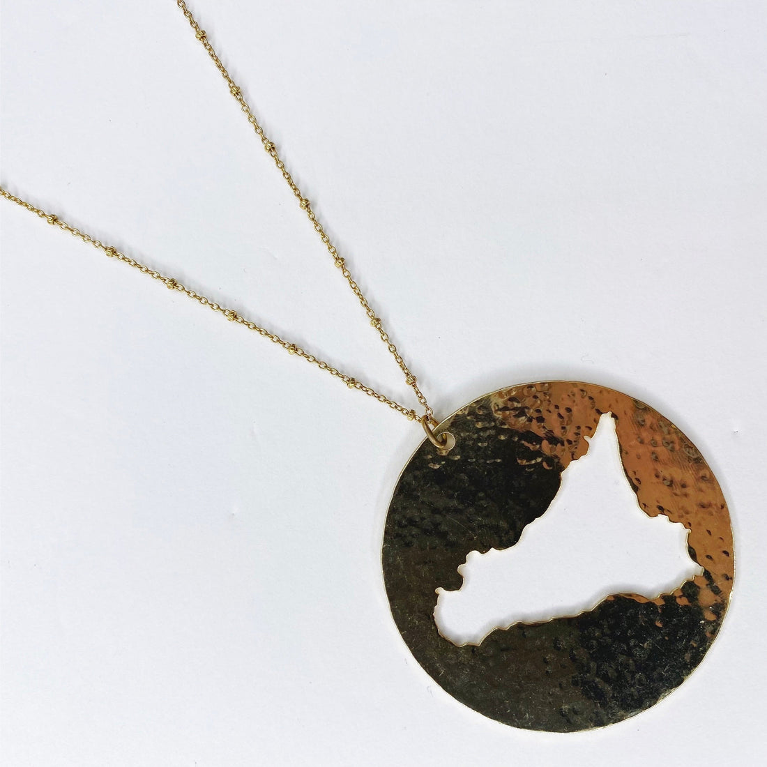 Sicily Island Large Round Cutout Necklace